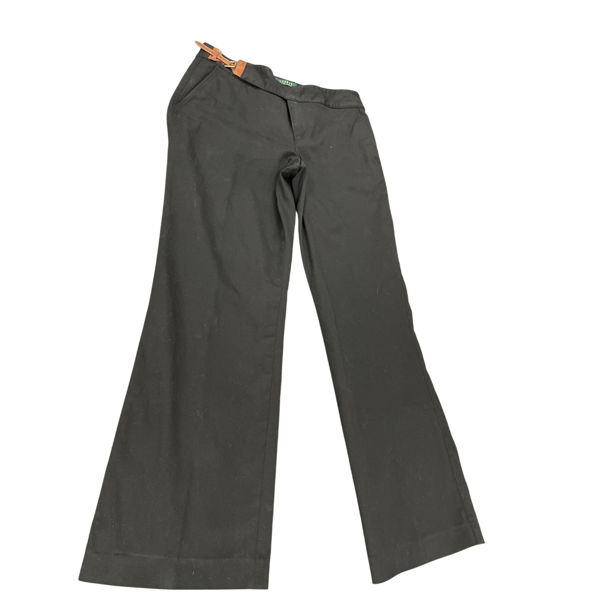 Lauren Ralph Lauren Lauren Ralph Lauren womans Black Wide-Leg Pants slacks size Size 36" / US 14 / IT 50 - 1 Thumbnail