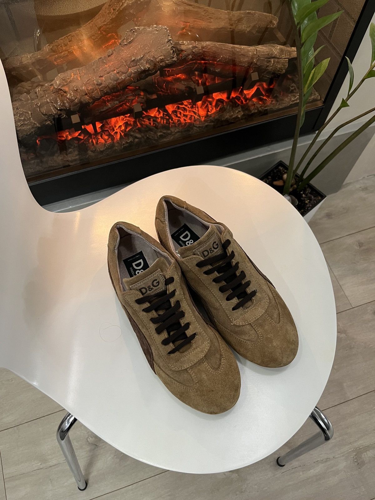 Dolce & Gabbana 🔥90's Dolce & Gabbana Suede Sneakers Speed Cat Vibe Size US 6.5 / EU 39-40 - 13 Thumbnail