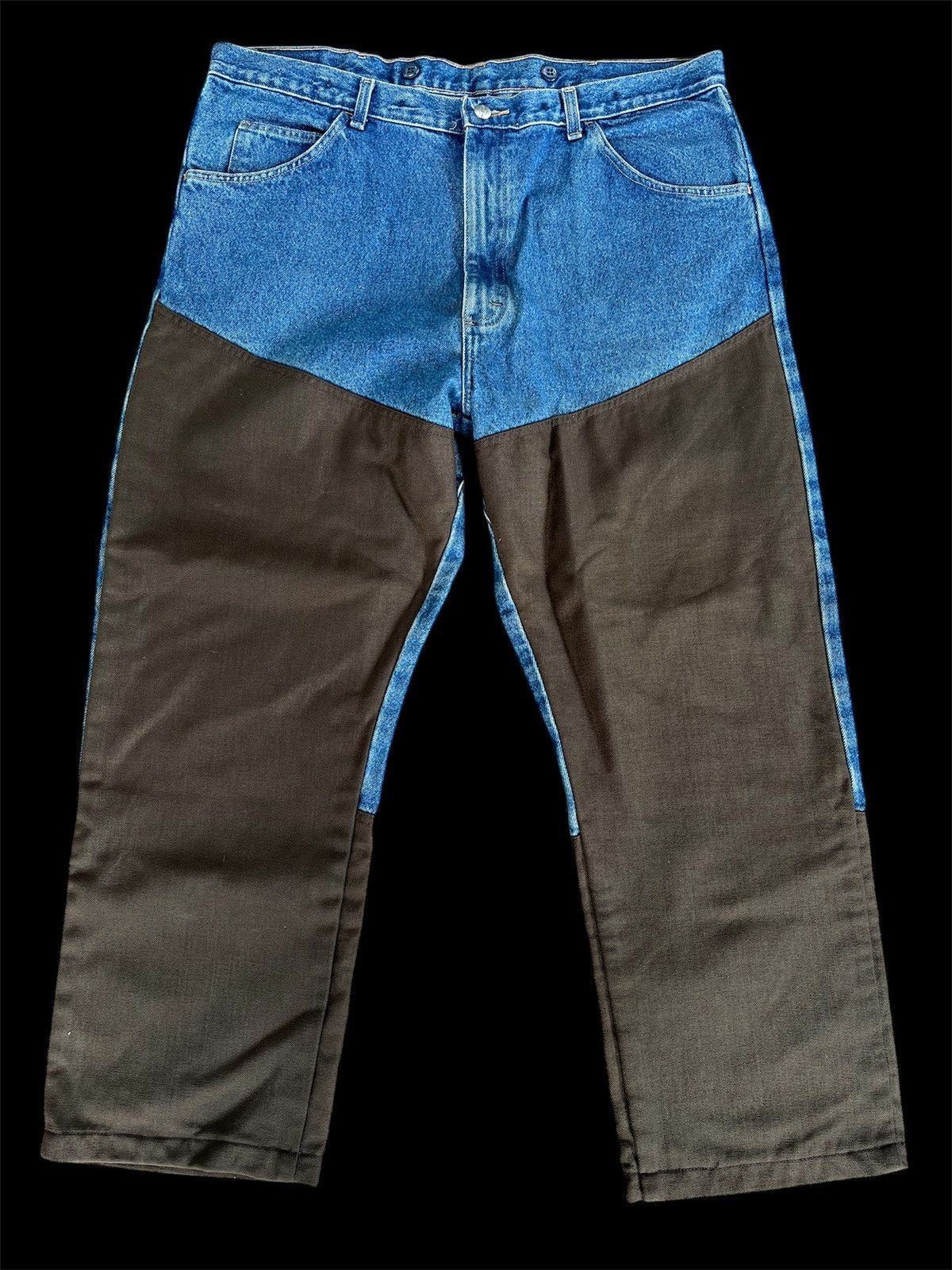Vintage × Wrangler Baggy Wrangler Denim Size US 39 - 1 Thumbnail
