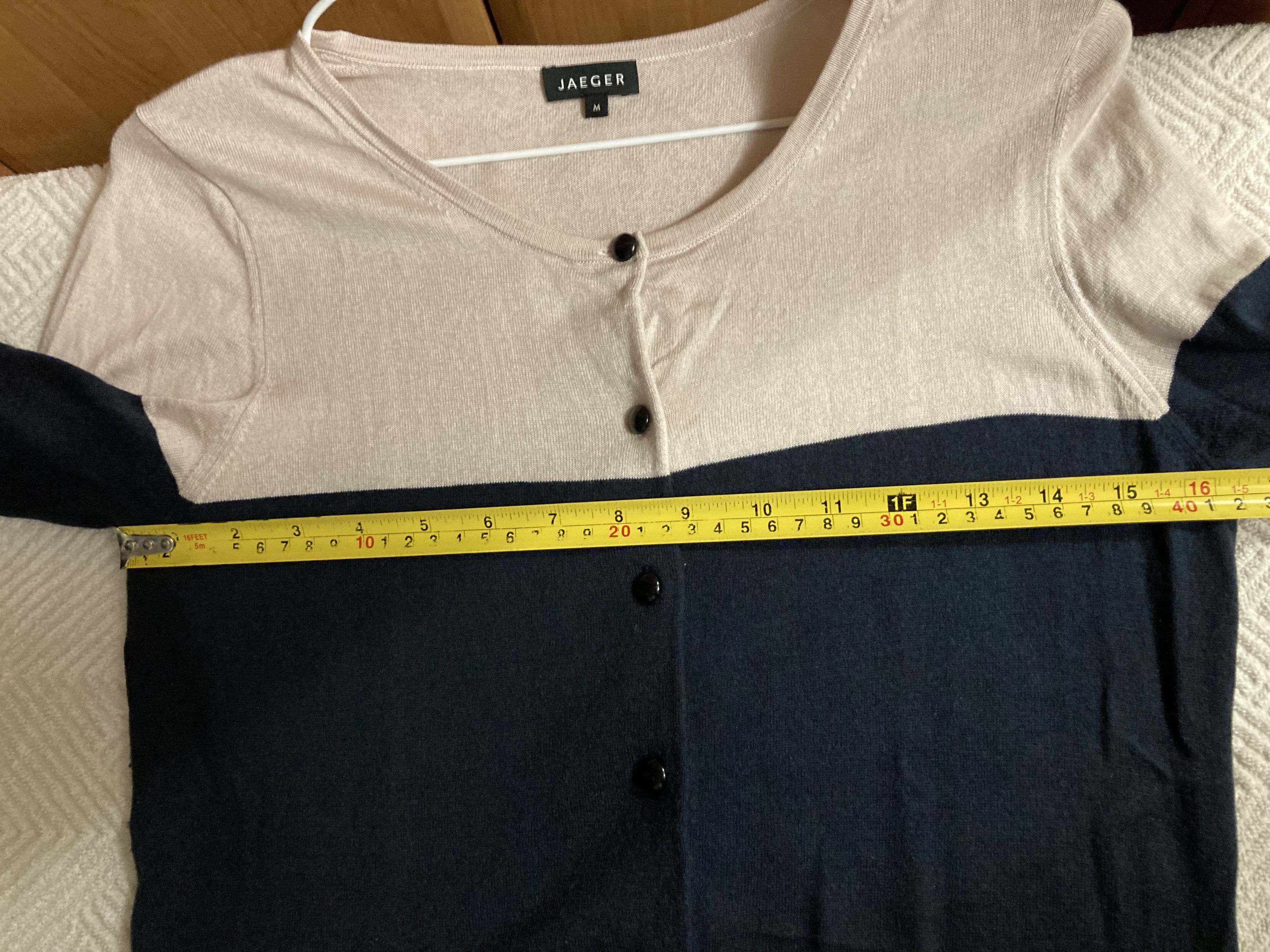 Jaeger Jaeger Light Silk Cashmere Cardigan Jumper Button Up Size M / US 6-8 / IT 42-44 - 4 Thumbnail