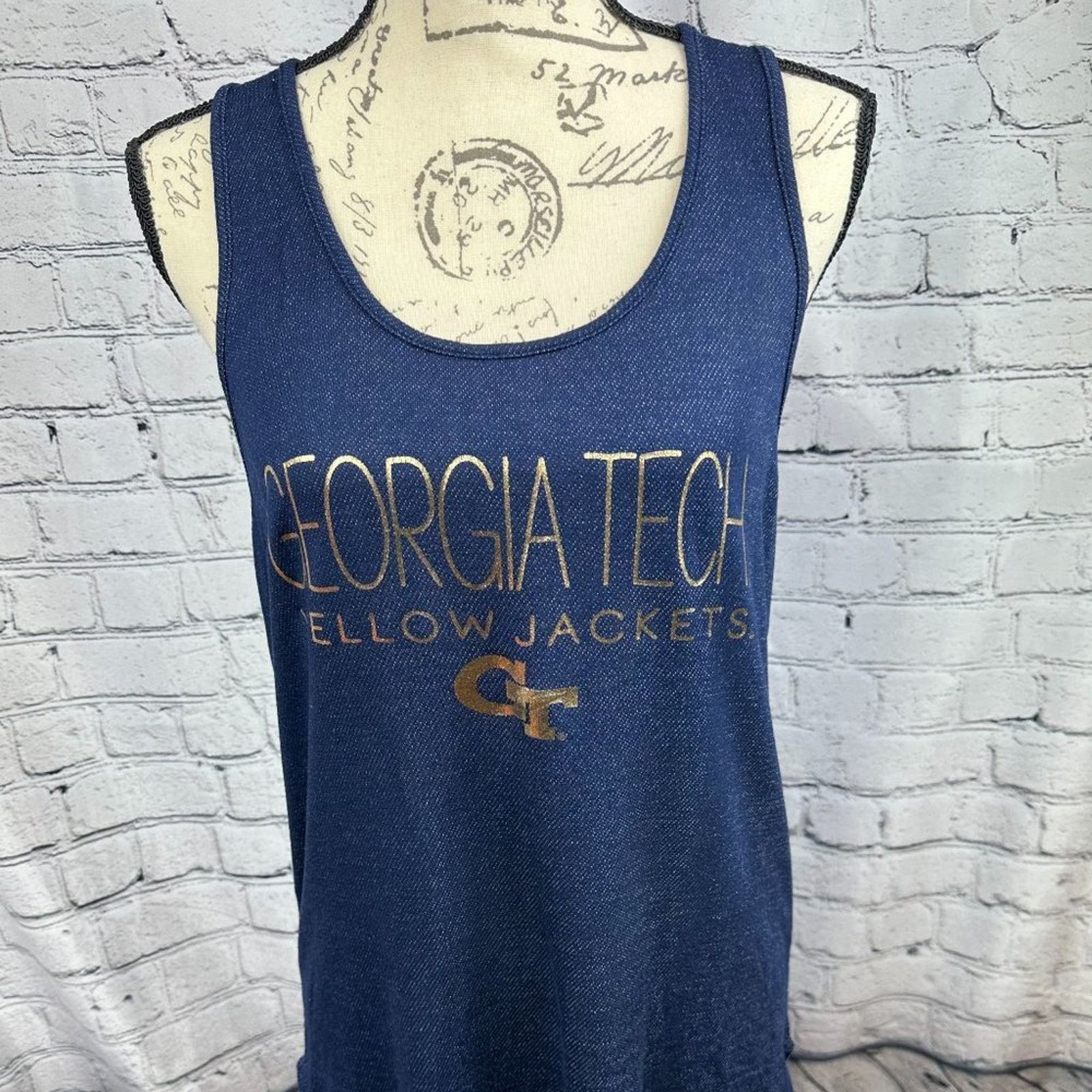 Other Georgia Tech Yellow Jackets Racerback Womens Tank - XL Size XL / US 12-14 / IT 48-50 - 2 Thumbnail