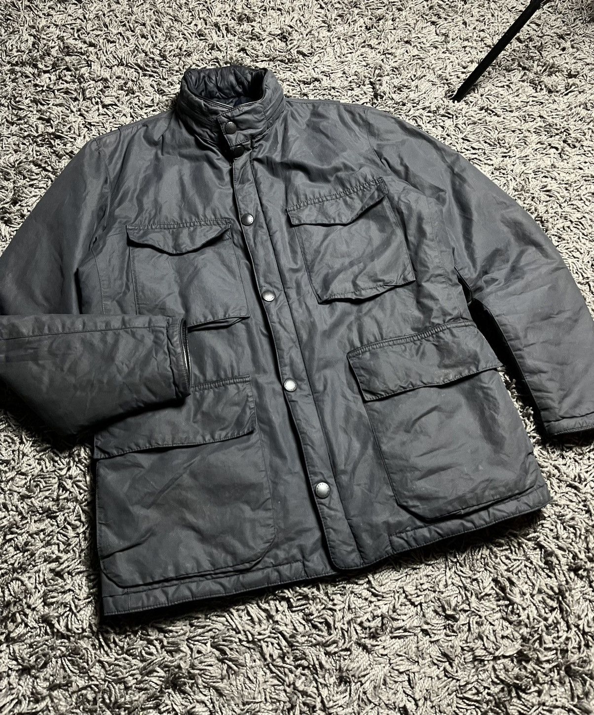 Barbour Rare Barbour Bedley Wax Jacket - Multi-Pocket Field Coat Size US M / EU 48-50 / 2 - 1 Thumbnail