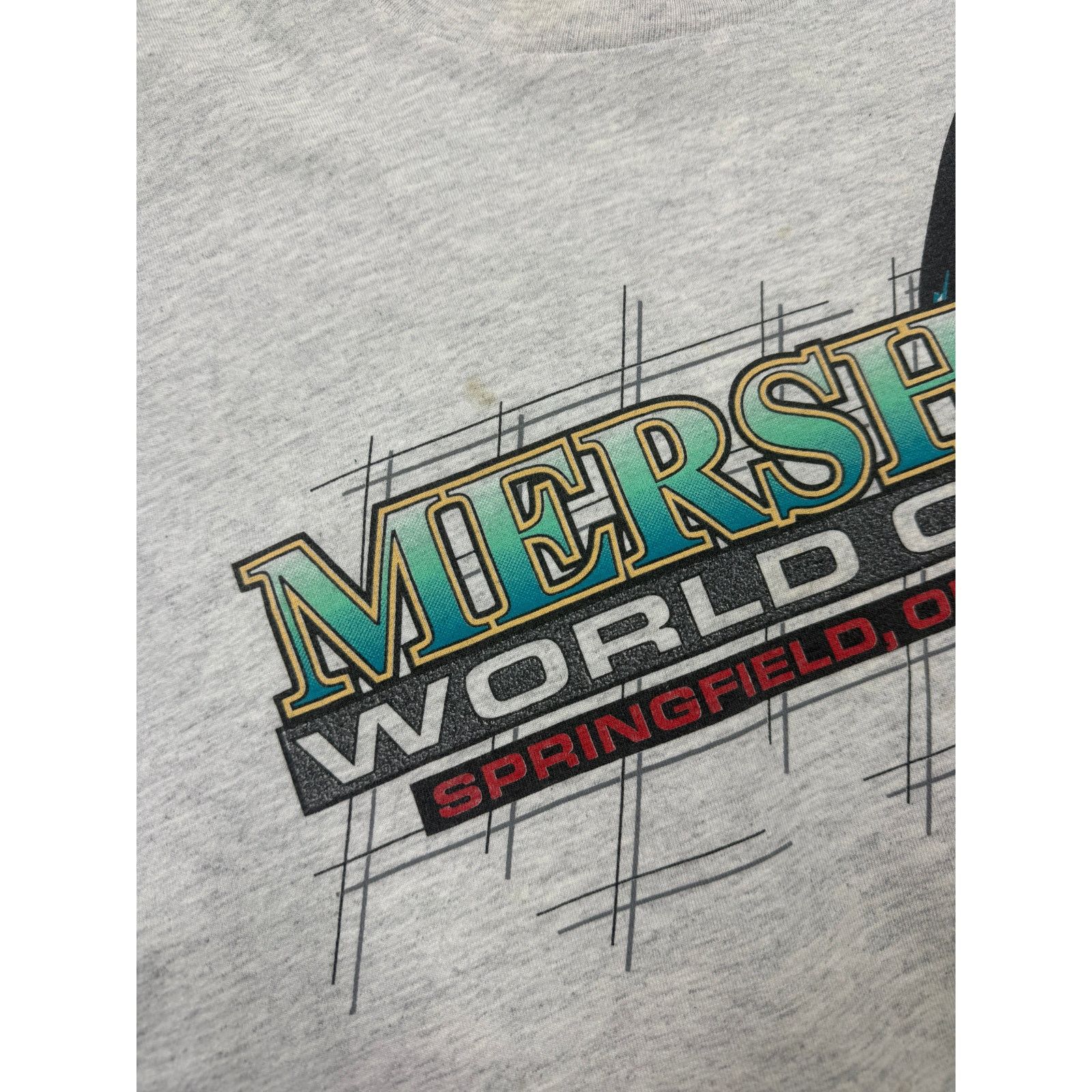 Vintage Vintage 1997 Mershons World Of Cars T Shirt XL 90s Size US XL / EU 56 / 4 - 6 Thumbnail