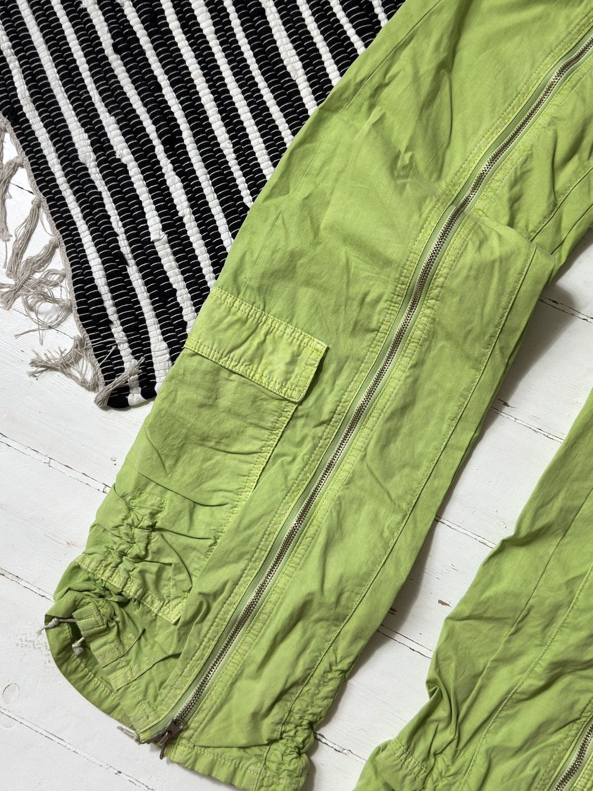Other VINTAGE DOLCE RIBELLA AVANT GARDE GULL ZIPPER PANTS Size 26" / US 2 / IT 38 - 6 Thumbnail