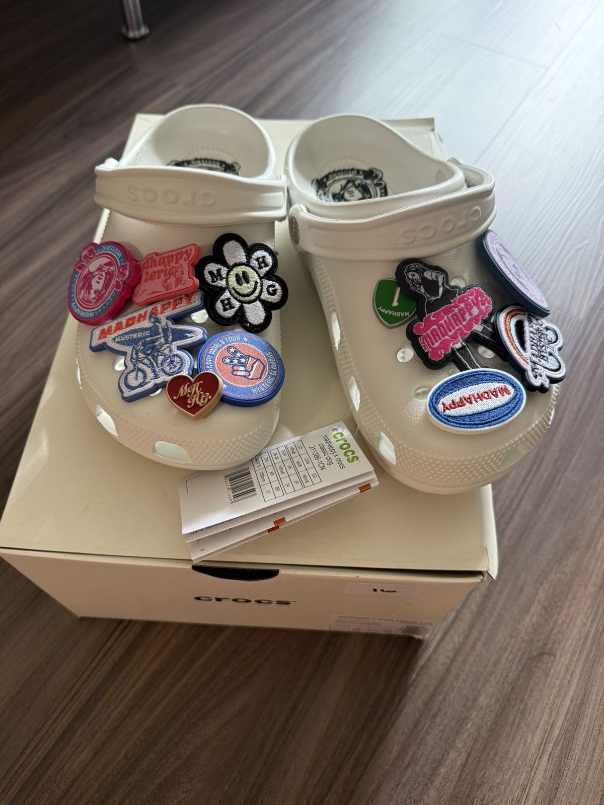 Crocs Madhappy x Crocs Classic Clog “Almost White” Size M6 / W8 Size US 8 / IT 38 - 1 Thumbnail