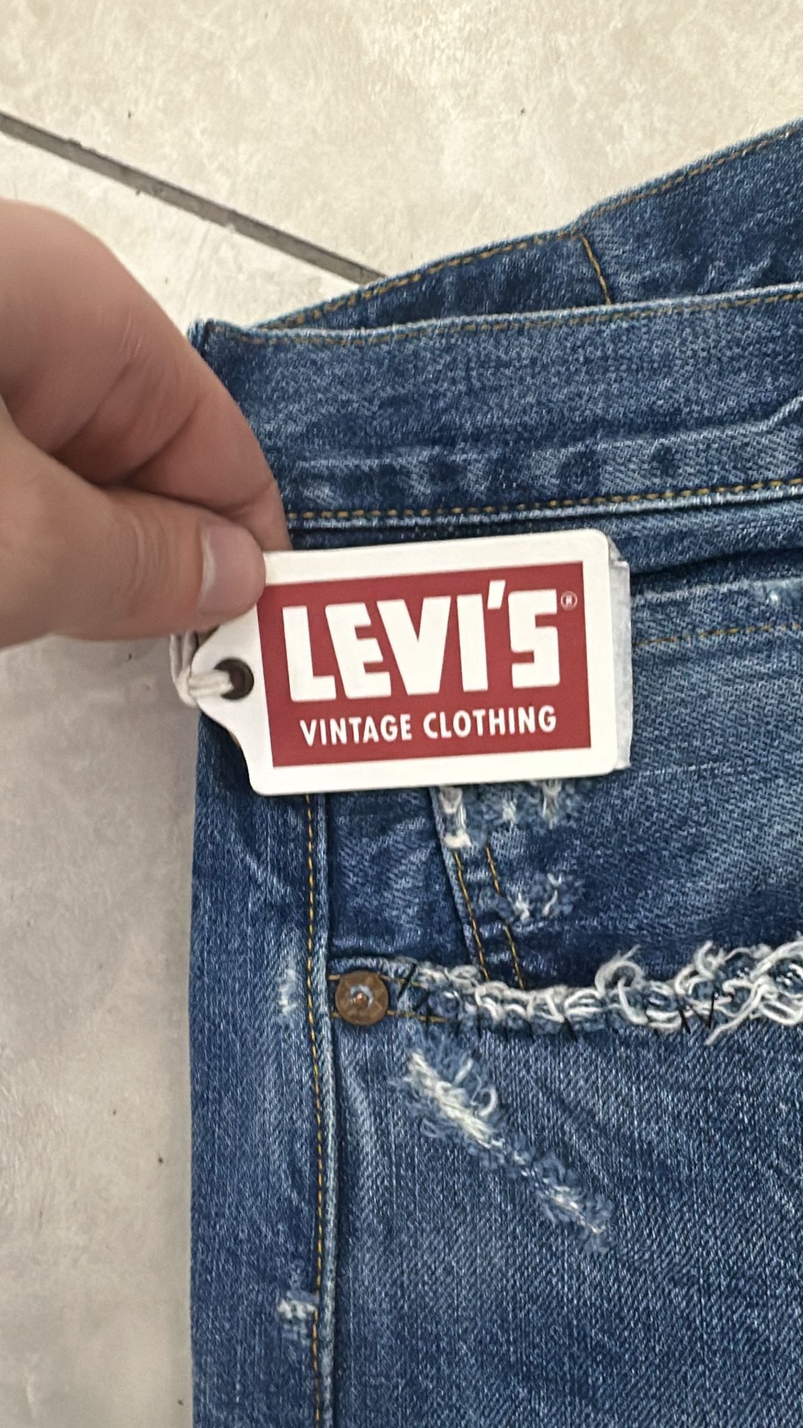 Levi's Vintage Clothing LVC SAMPLE Levi's Vintage Clothing 1947 501XX Selvedge Jeans Size US 32 / EU 48 - 7 Thumbnail