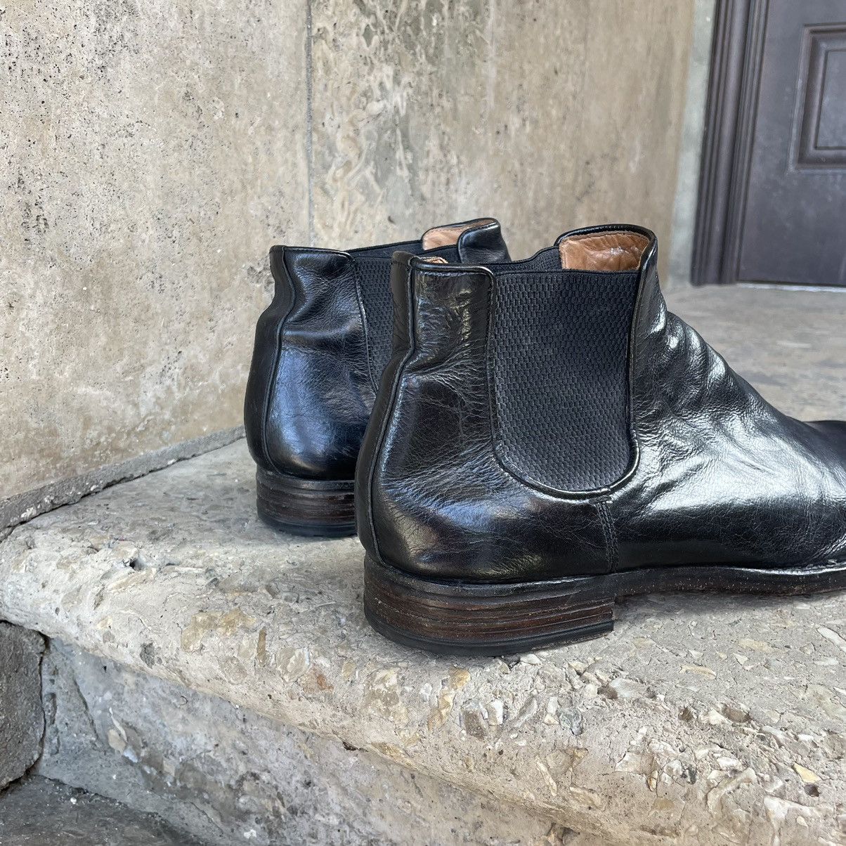 Officine Creative Officine Creative Anatomia 083 Black Leather Chelsea Boots Size US 11 / EU 44 - 9 Thumbnail