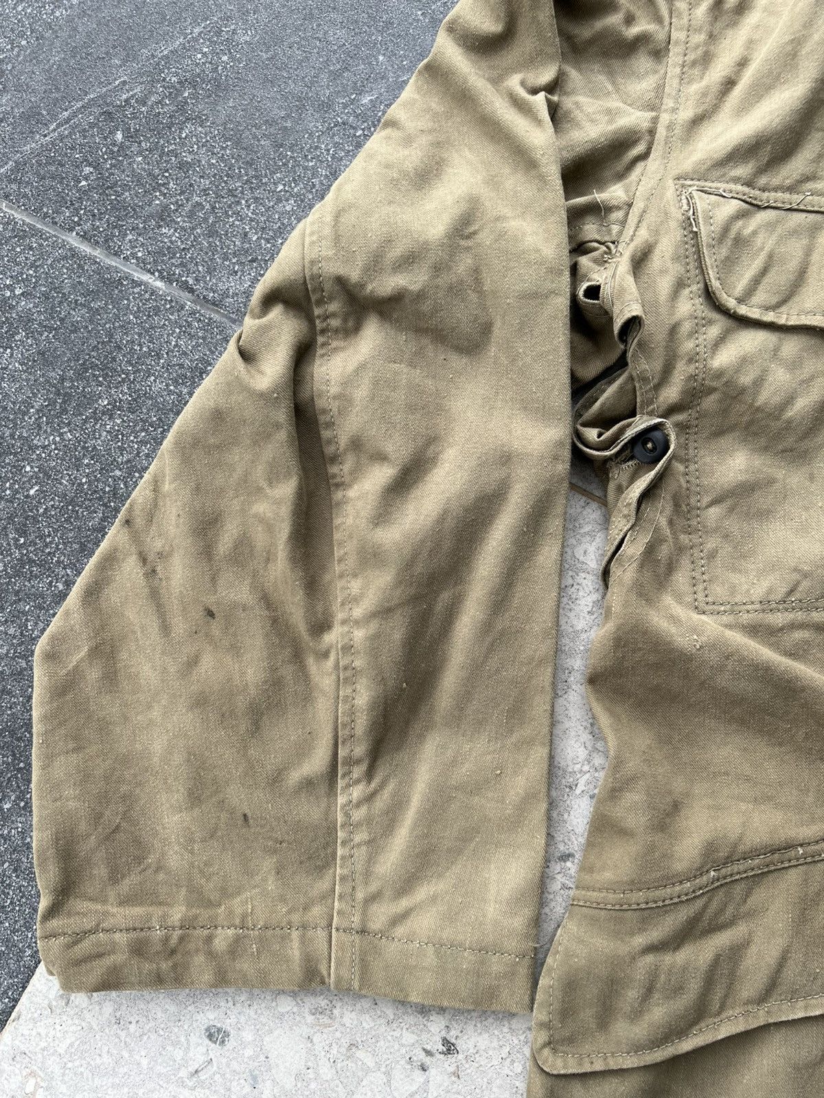 Japanese Brand × Vintage 40s Vintage Japanese army military jacket kanji Size US M / EU 48-50 / 2 - 5 Thumbnail