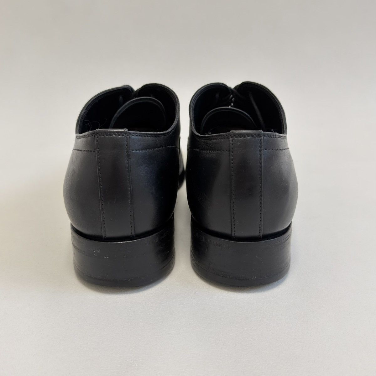 Prada Mid 2000s Black Leather Derby Shoes Size US 8 / EU 41 - 15 Thumbnail