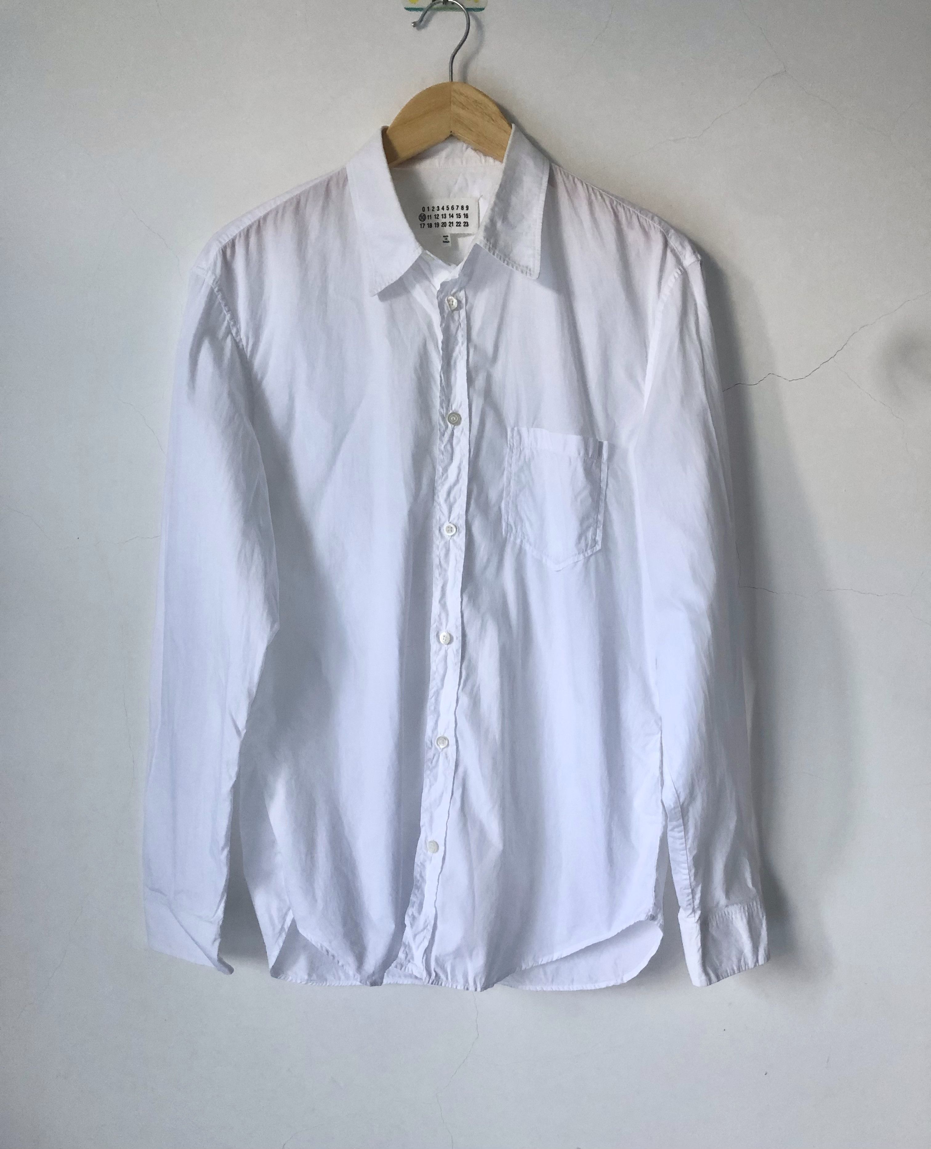 Maison Margiela white shirt Size US XS / EU 42 / 0 - 1 Thumbnail