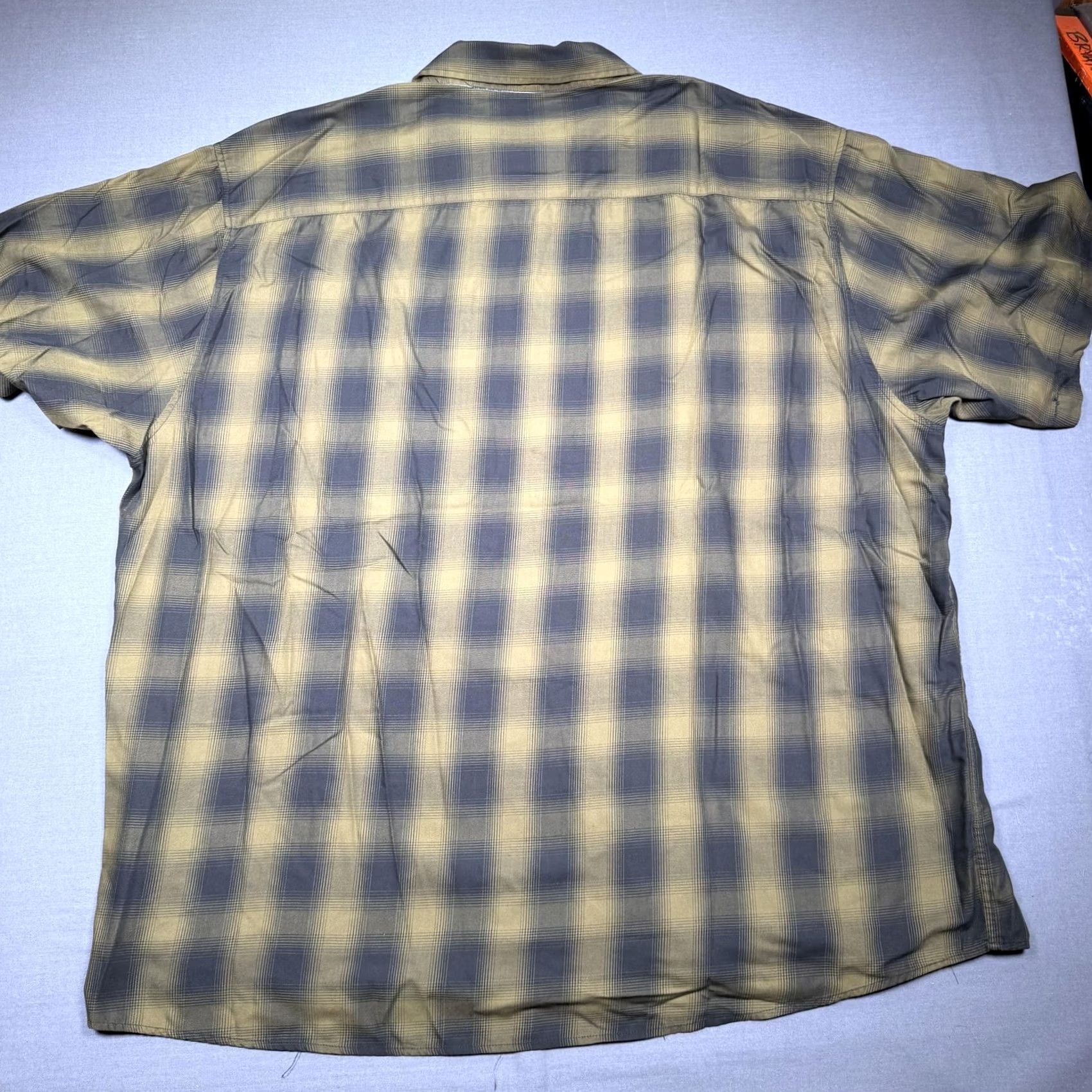 Vintage Dixxon Shirt Mens 5XL Green Plaid Short Sleeve Button Up Flannel Big & Tall Size US XXL / EU 58 / 5 - 6 Thumbnail