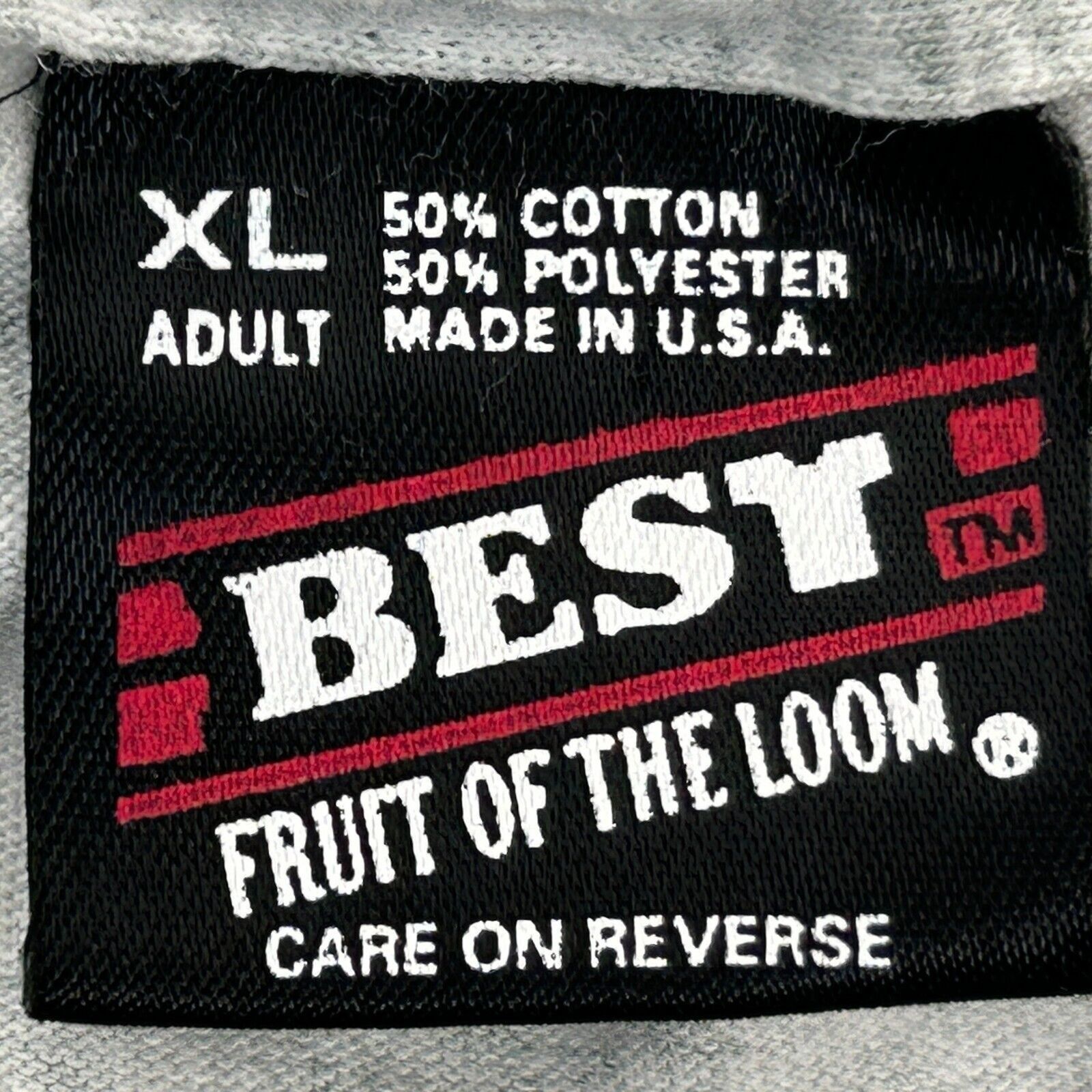 Fruit Of The Loom Vintage 90s No Black Man No Black Family T Shirt XL X-Large Size US XL / EU 56 / 4 - 6 Thumbnail