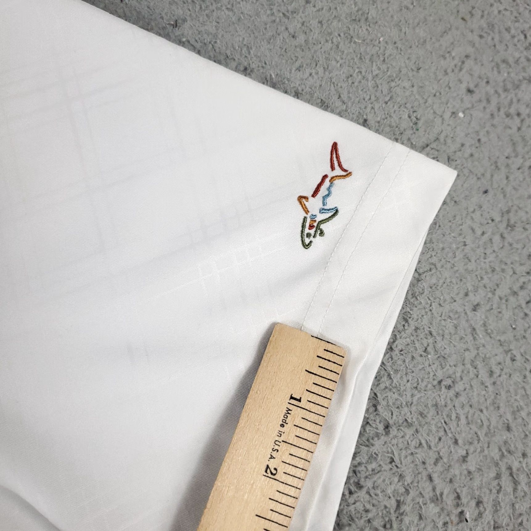 Vintage Greg Norman Polo Shirt Mens L White Logo Golf Casual Short Sleeve Shirt Size US L / EU 52-54 / 3 - 3 Thumbnail