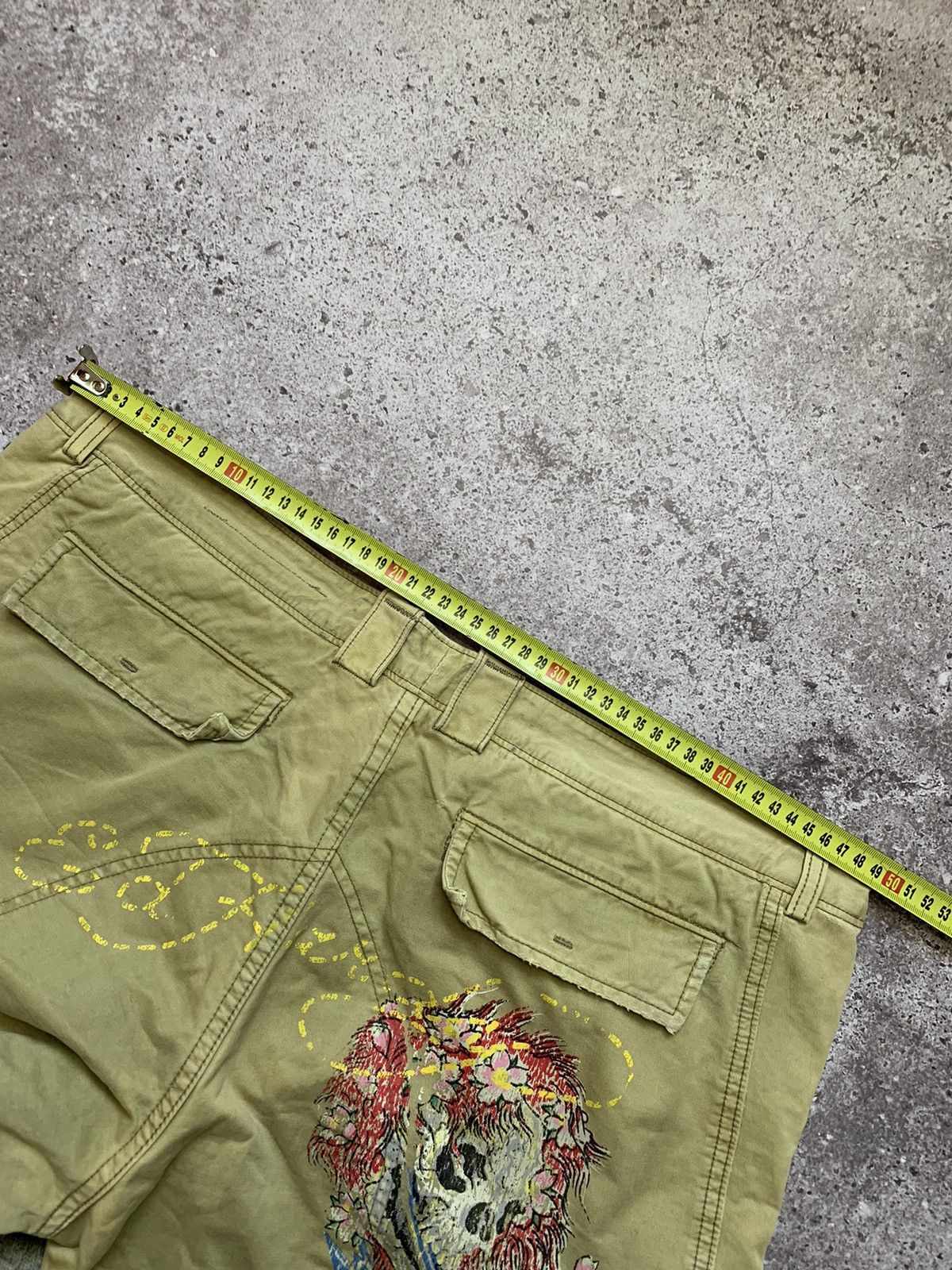 Christian Audigier Rare Ed Hardy Japanese Embroidered Parachute Cargo Pants Size US 38 / EU 54 - 12 Thumbnail
