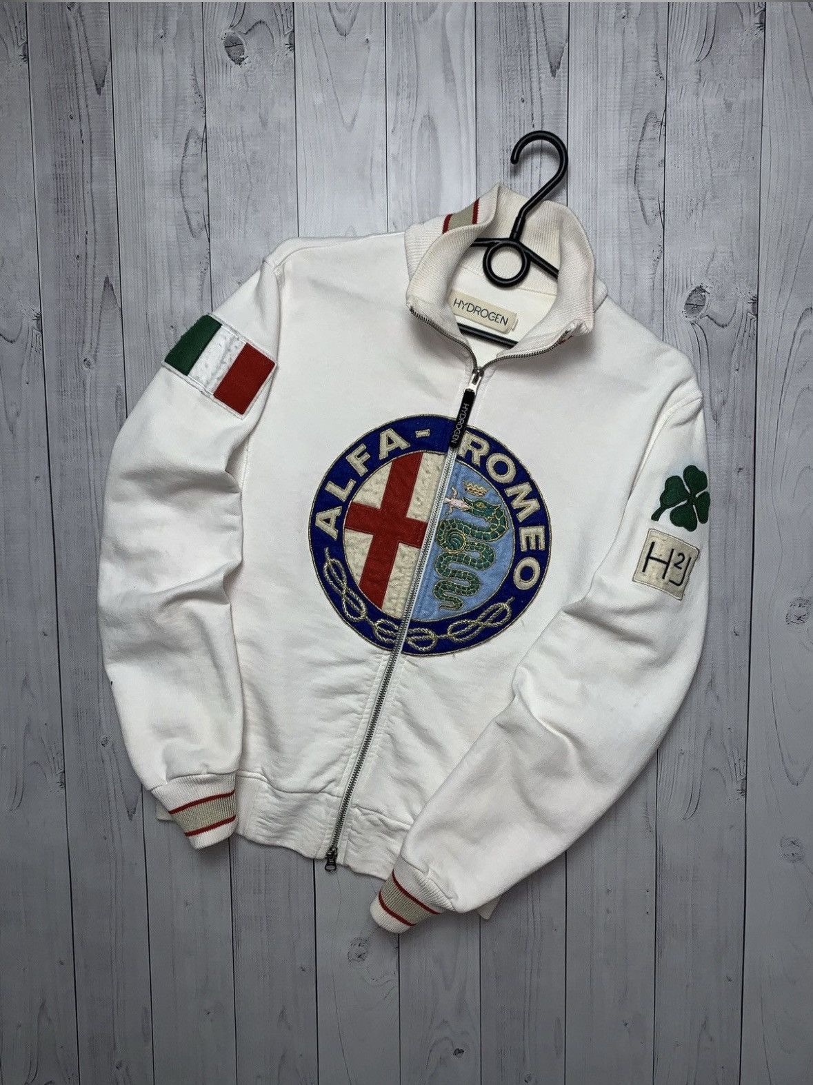 Vintage Vintage Alfa Romeo racing jacket big logo Italy size S rare Size US S / EU 44-46 / 1 - 9 Thumbnail
