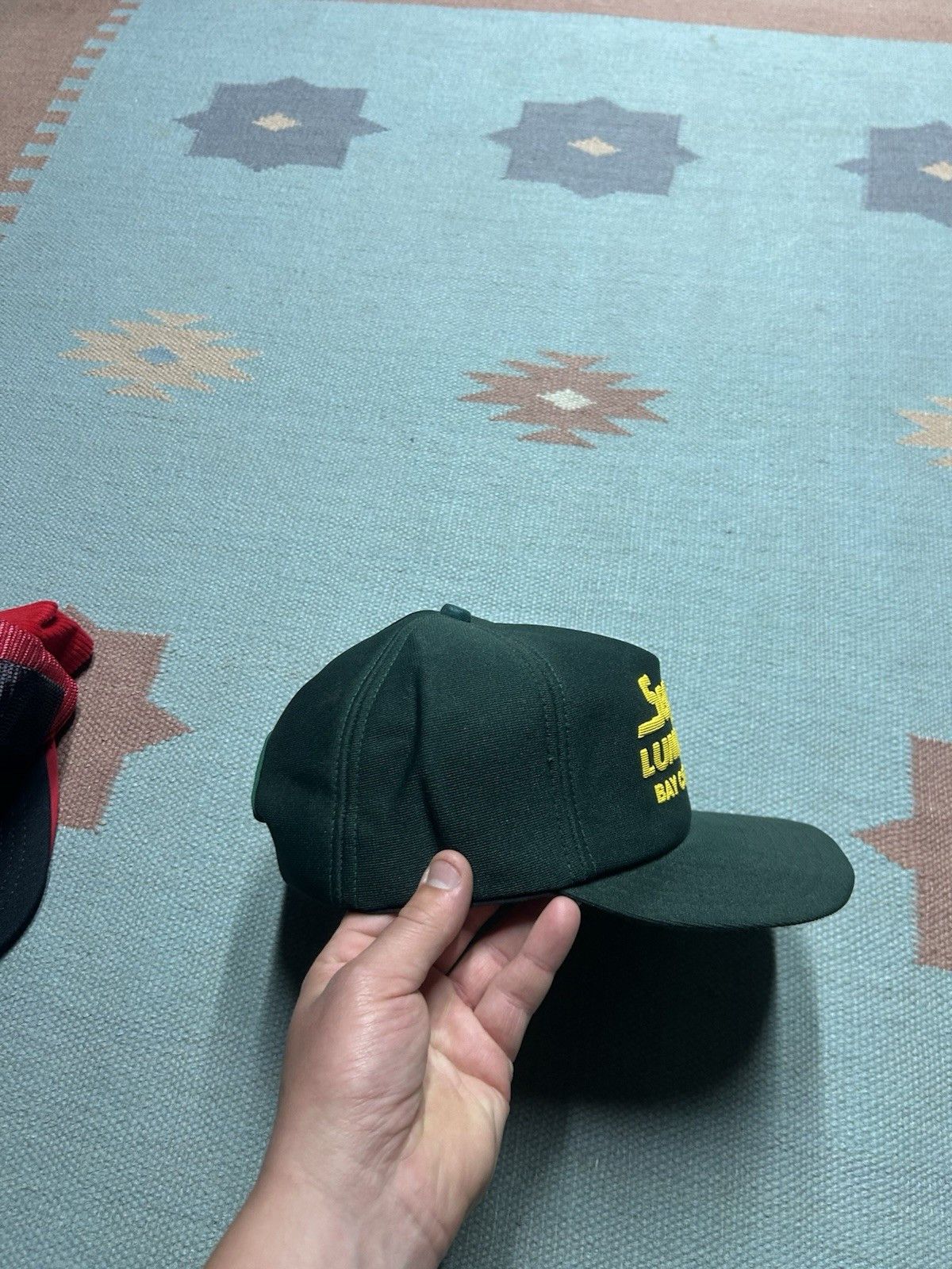 Vintage Vtg 80s trucker hat Sequin Lumber Co Michigan SnapBack USA Size ONE SIZE - 8 Thumbnail