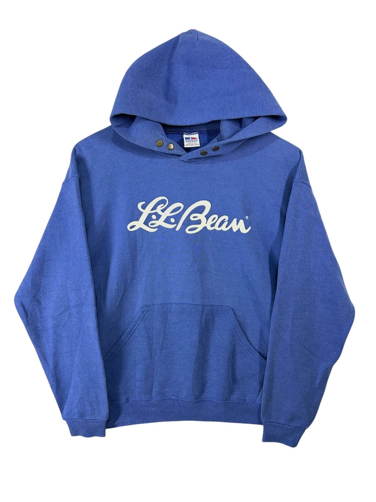 L.L. Bean Vintage 90s Russell x L.L.Bean Sunfaded Hoodies Size US M / EU 48-50 / 2 - 2 Thumbnail