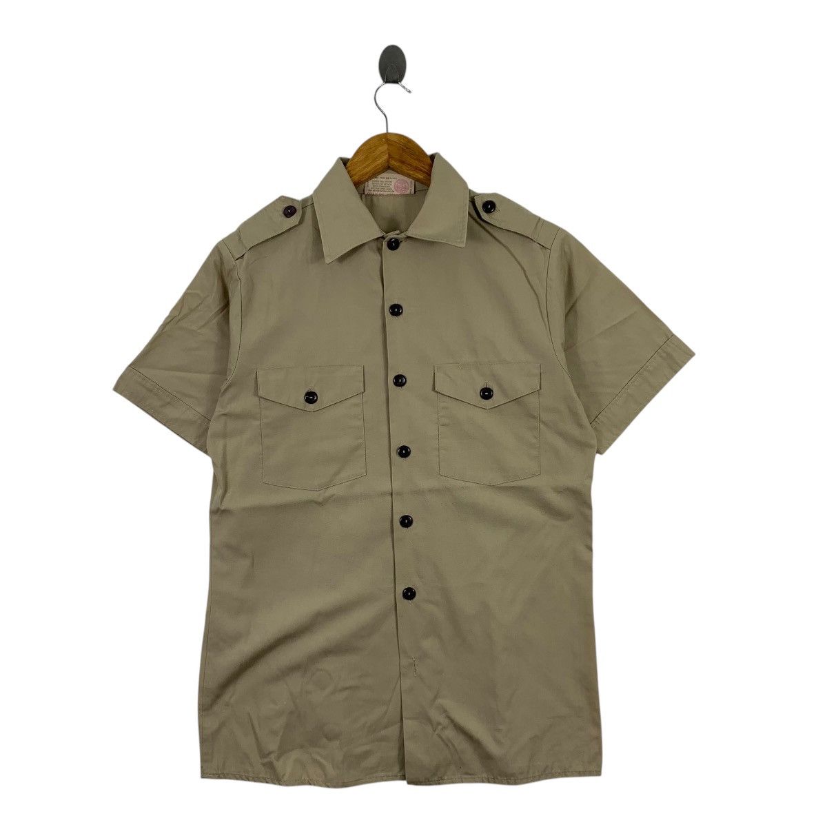Vintage Vintage BOY OF SCOUTS Made In Usa Worker Uniform Shirts Size US M / EU 48-50 / 2 - 1 Thumbnail