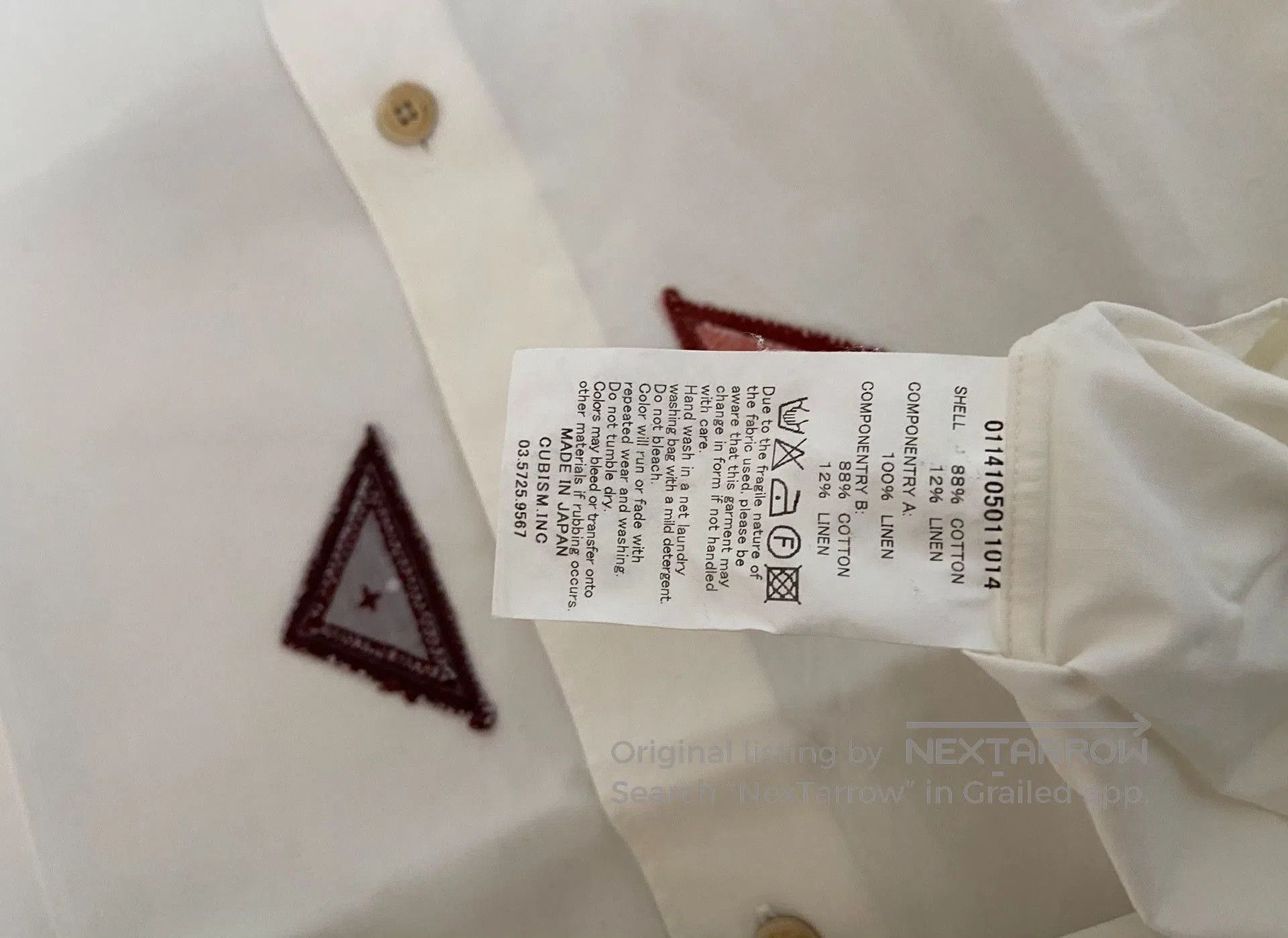 Visvim visvim long sleeve shirt with wooden buttons. Size US S / EU 44-46 / 1 - 3 Thumbnail