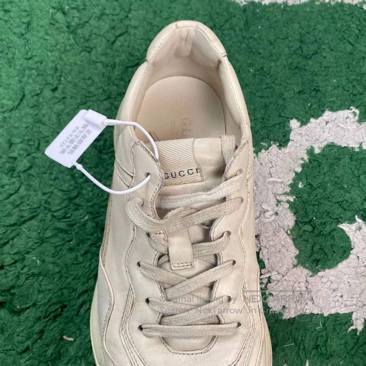 Gucci Gucci Rhyton Men's Distressed Ivory Dad Shoes. Size US 7.5 / EU 40-41 - 5 Thumbnail