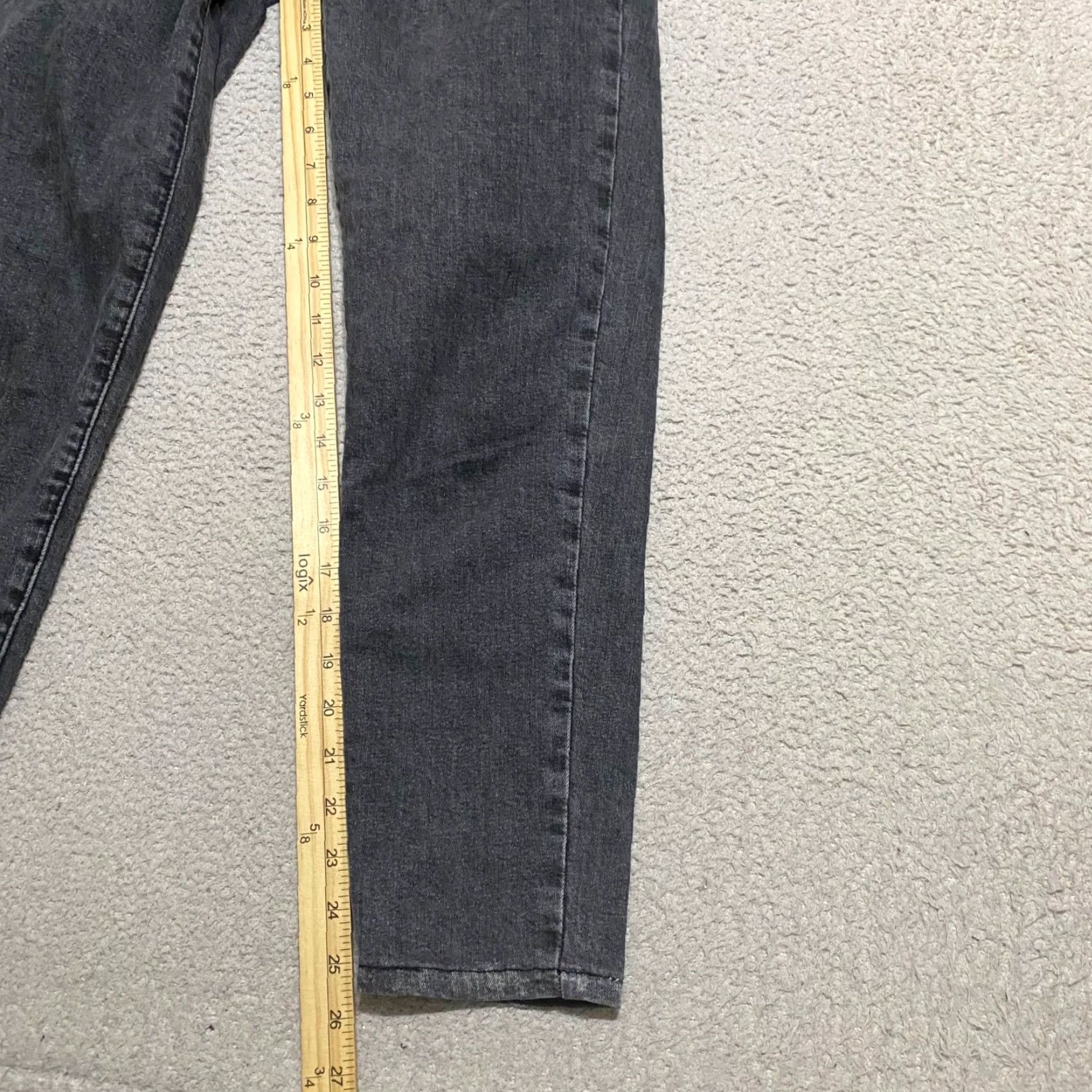 Levi's Levi's Jeans Womens Gray Denim Medium Wash High Rise Tapered 25 Regular 5-Pocket Design Womens Size 42" / US 20 - 6 Thumbnail