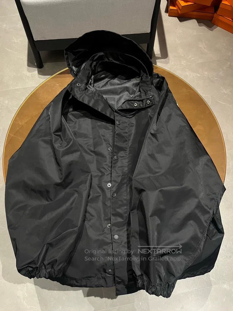 Balenciaga Balenciaga Tape Masking Paper Logo Hooded Windbreaker Jack Size US XS / EU 42 / 0 - 1 Thumbnail