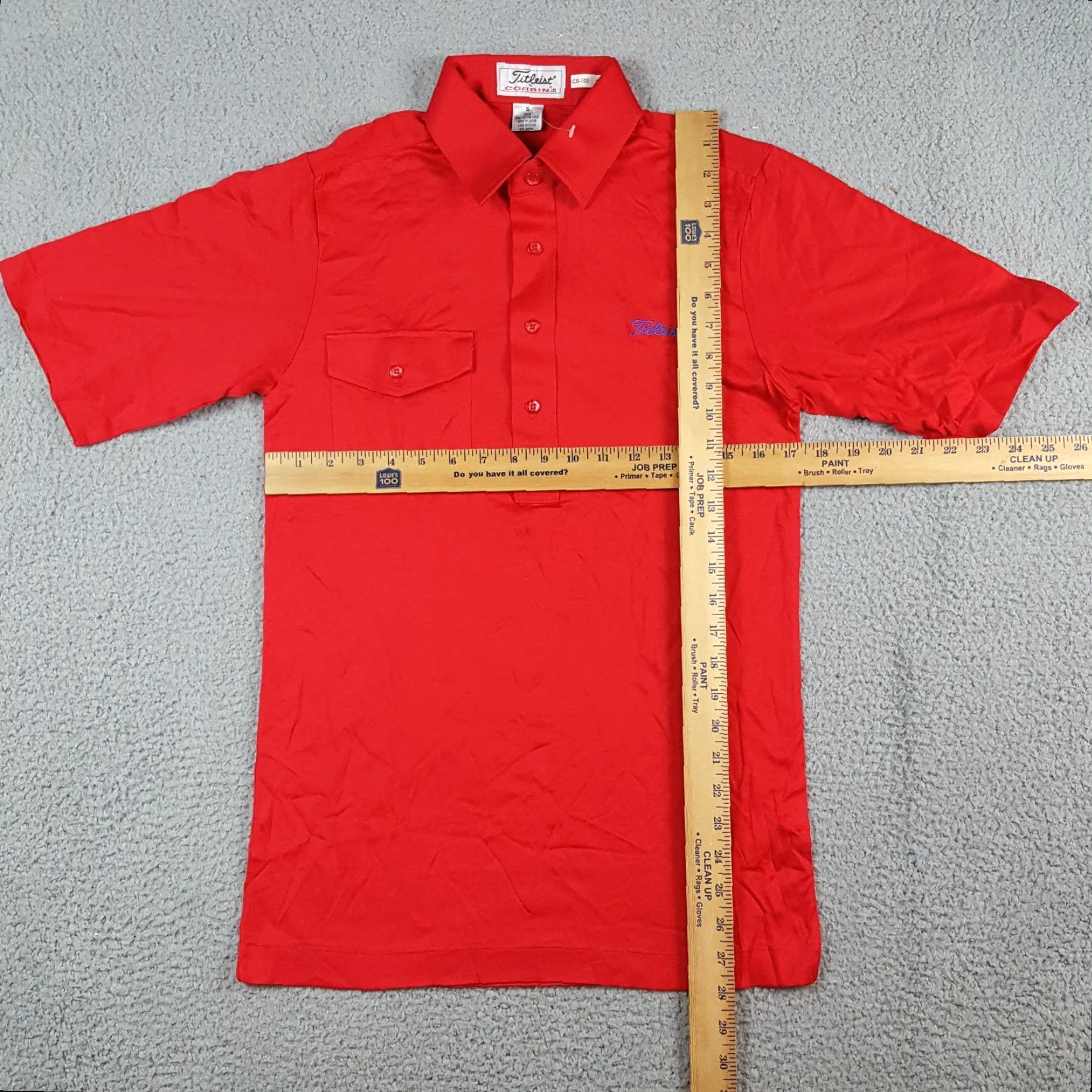 Titleist Titleist Golf Polo Mens Size S Red Vintage Pocket Collared Shirt Size US S / EU 44-46 / 1 - 7 Thumbnail