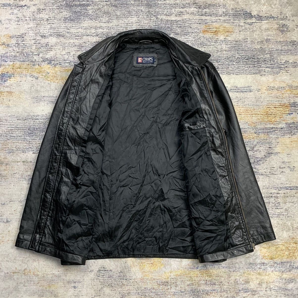Chaps Ralph Lauren × Ralph Lauren × Vintage Vintage chaps ralph lauren leather jacket Size US L / EU 52-54 / 3 - 6 Thumbnail
