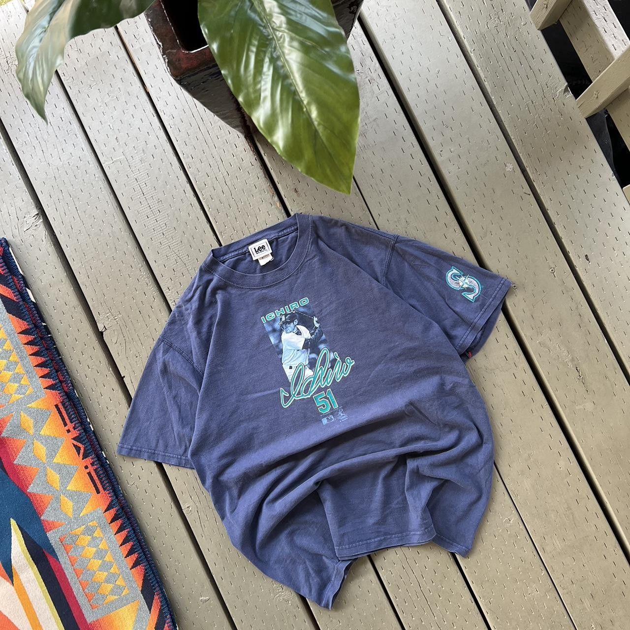 MLB × Vintage Vintage Seattle Mariners Ichiro Tshirt Size US L / EU 52-54 / 3 - 3 Thumbnail