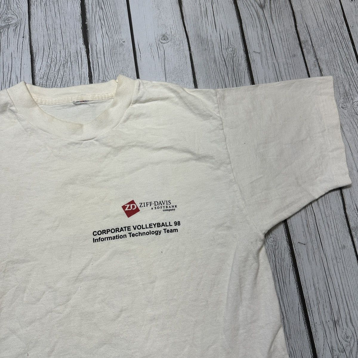 Vintage Vintage Ziff Davis tee Size US L / EU 52-54 / 3 - 3 Thumbnail