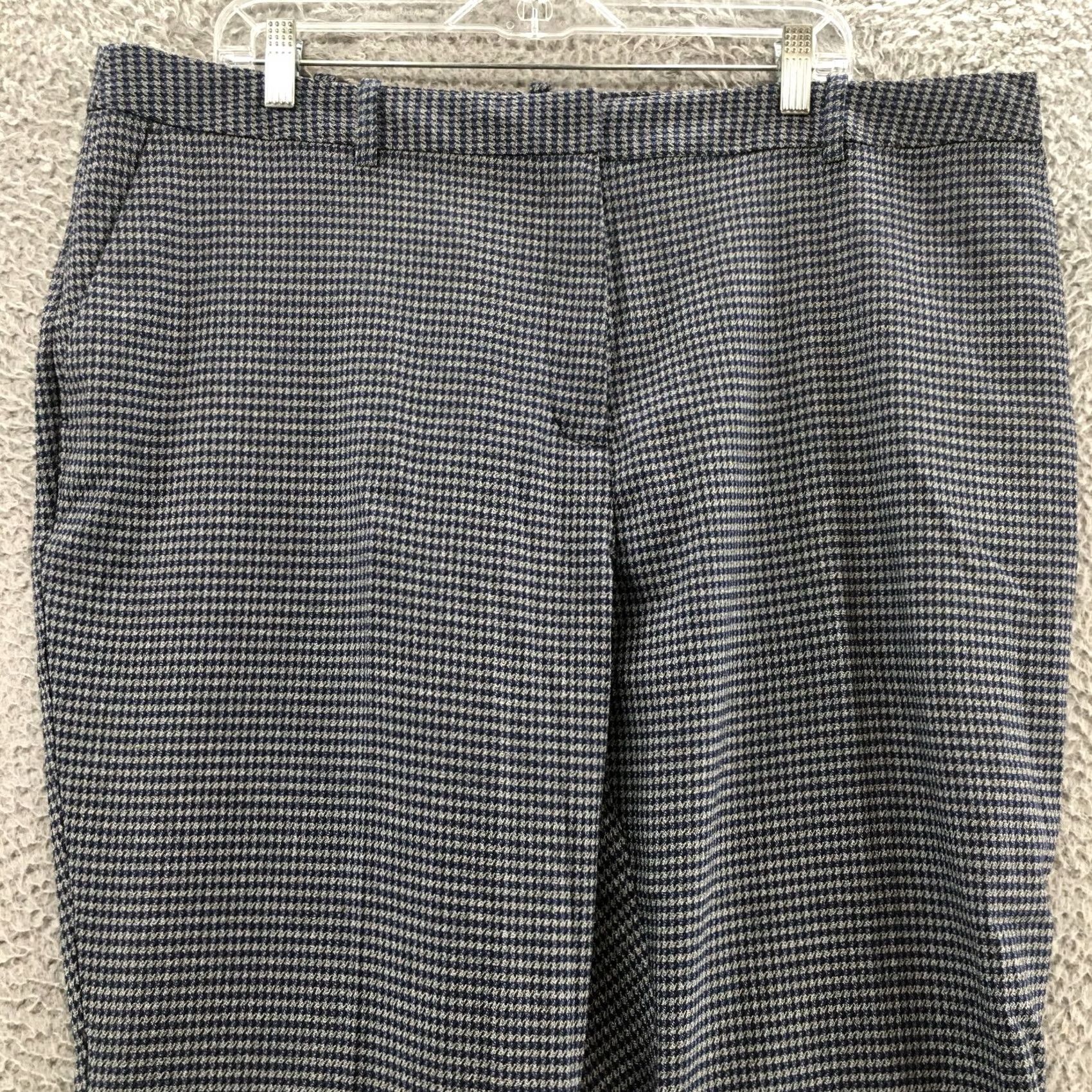 Worthington Worthington Cropped Flare Dress Pants Womens 18W Multicolor NEW Shirt? Size 40" / US 18 - 2 Thumbnail