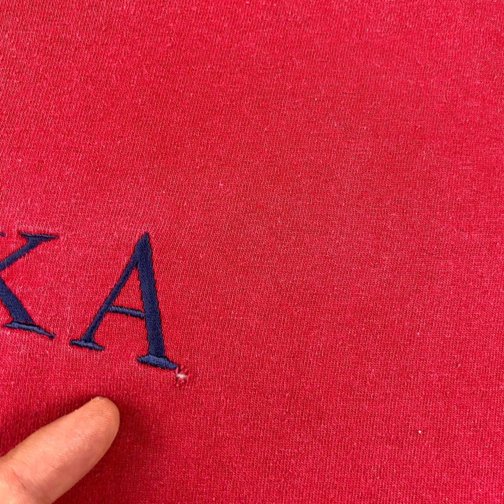 AAA VINTAGE AAA Alaska Ketchikan Shirt Mens XL Red Embroidered Logo Short Sleeve T-Shirt Regular Fit Cotton Logo All Seasons Size US XL / EU 56 / 4 - 5 Thumbnail