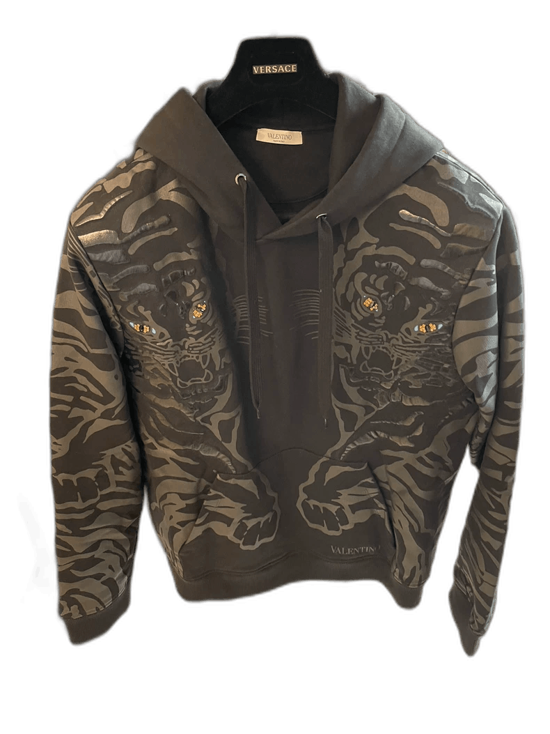 Valentino Valentino Tiger Limited Edition Hooded Sweatshirt Size US S / EU 44-46 / 1 - 1 Thumbnail