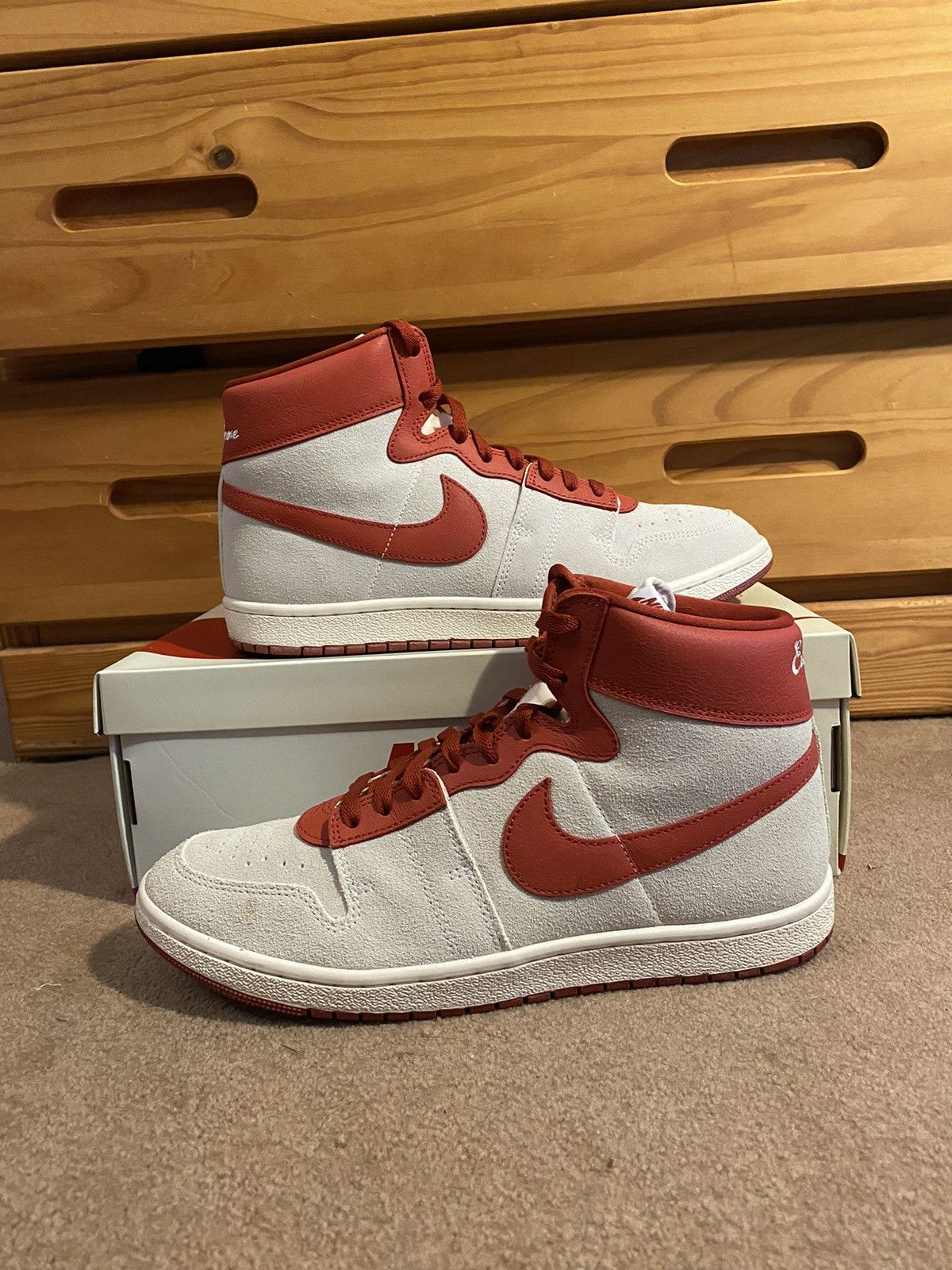 Jordan Brand Jordan Air Ship Every Game Dune Red Size 11.5 Size US 11.5 / EU 44-45 - 2 Thumbnail