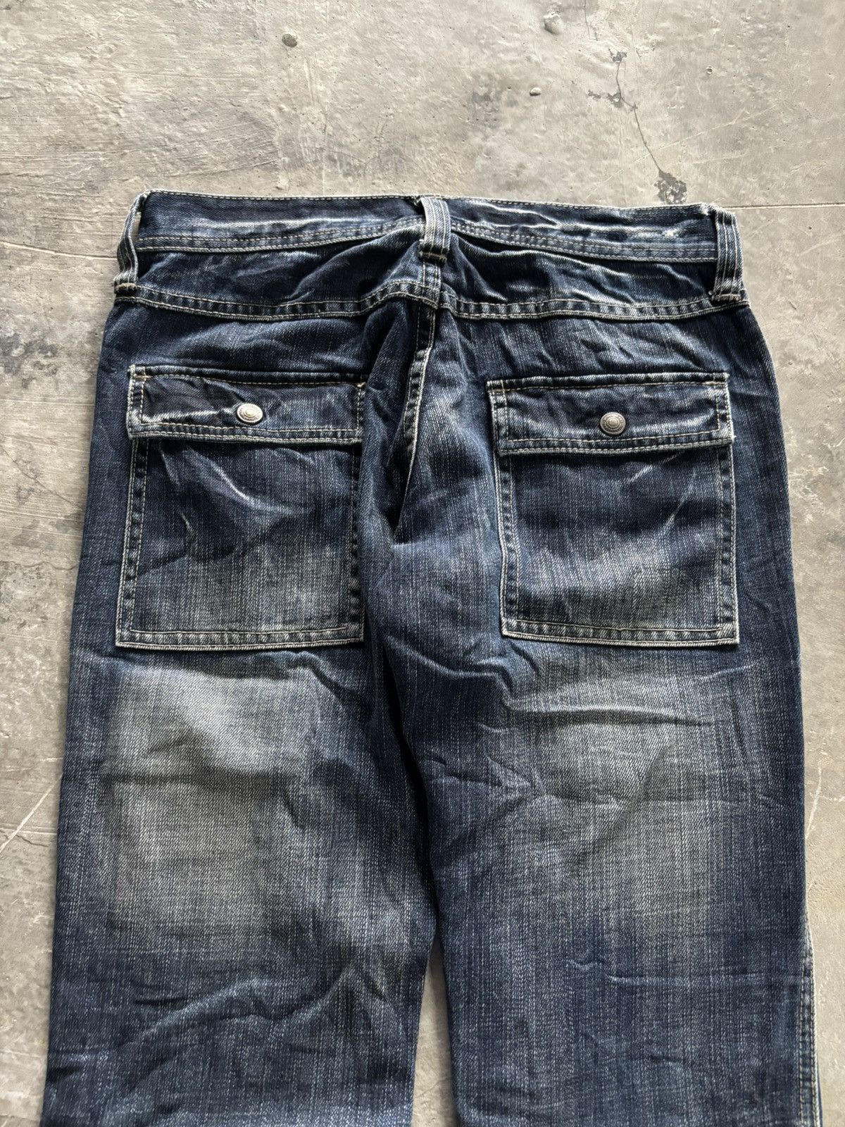 Hysteric Glamour FLARE EDGE RUPERT DISTRESSED JAPANESE DENIM MULTIPOCKET Size US 29 - 16 Thumbnail