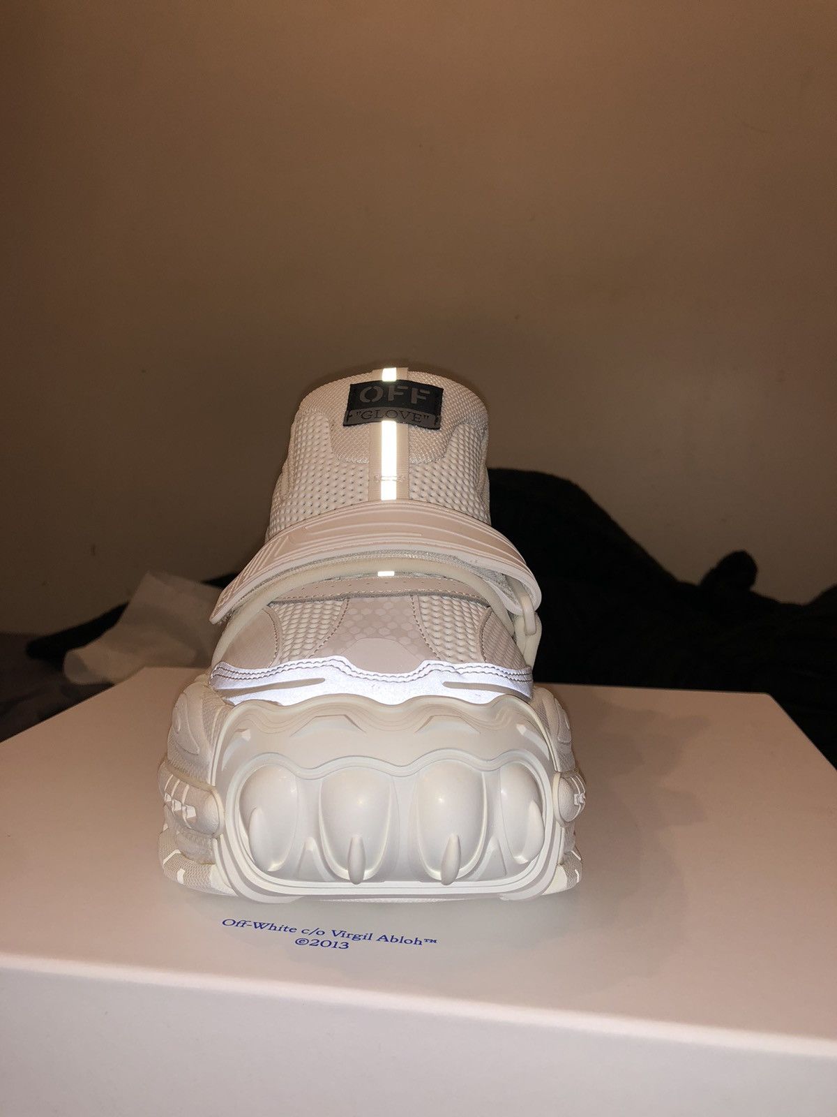 Off-White Off White White “Glove” Sneaker Size US 12 / EU 45 - 4 Thumbnail