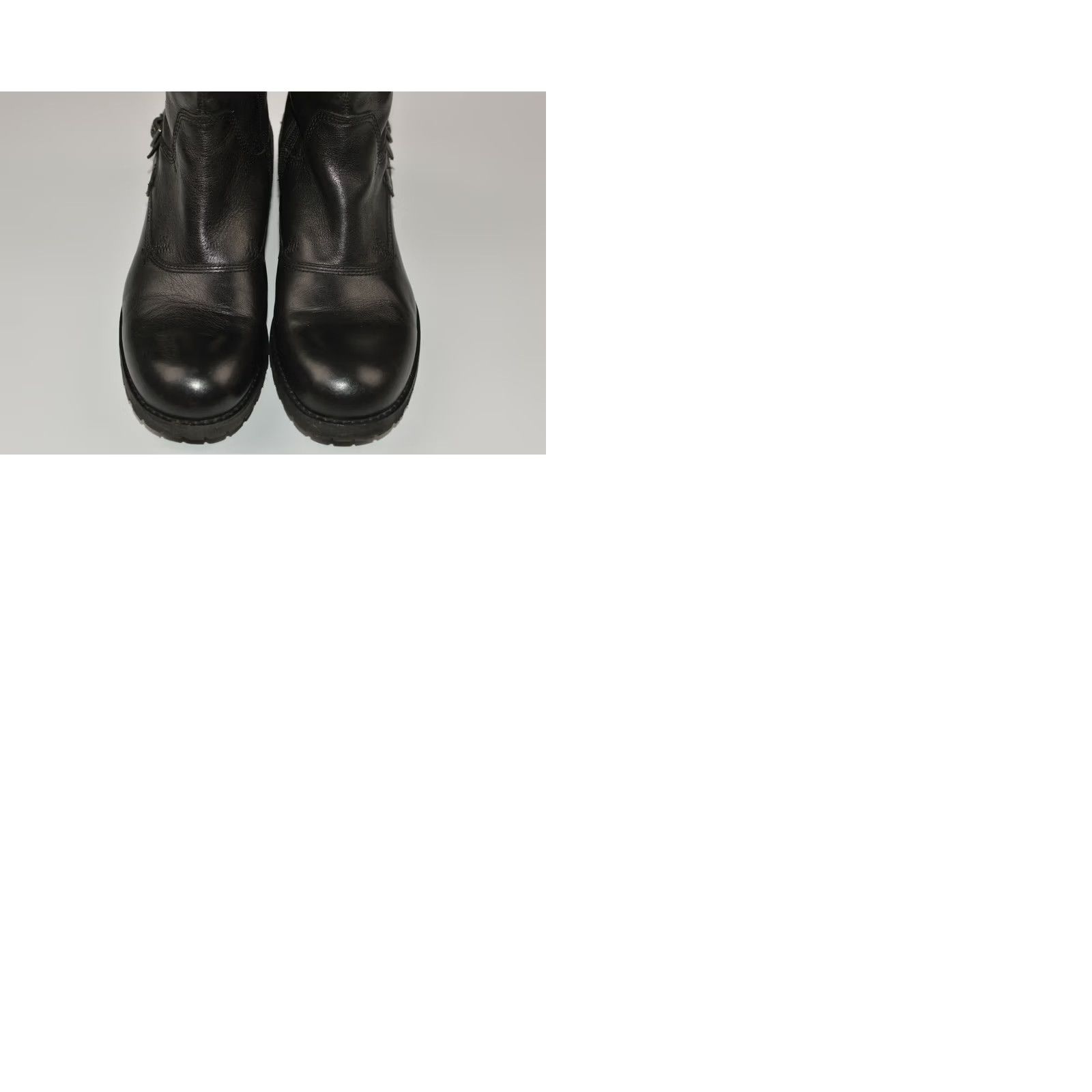 Replay Womens Replay RP1051 Biker Motorcycle High Boots US 10 / EUR 41 Leather Black Boots Women Size US 11 / IT 41 - 9 Thumbnail