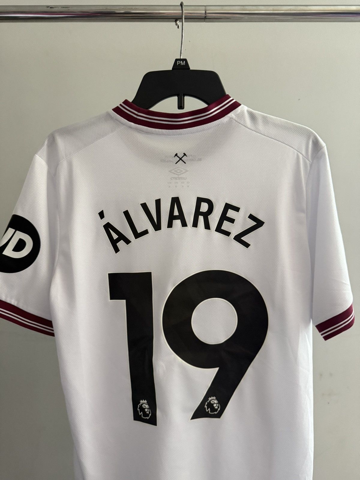 Umbro West Ham Edson Alvarez Jersey Size US M / EU 48-50 / 2 - 2 Thumbnail