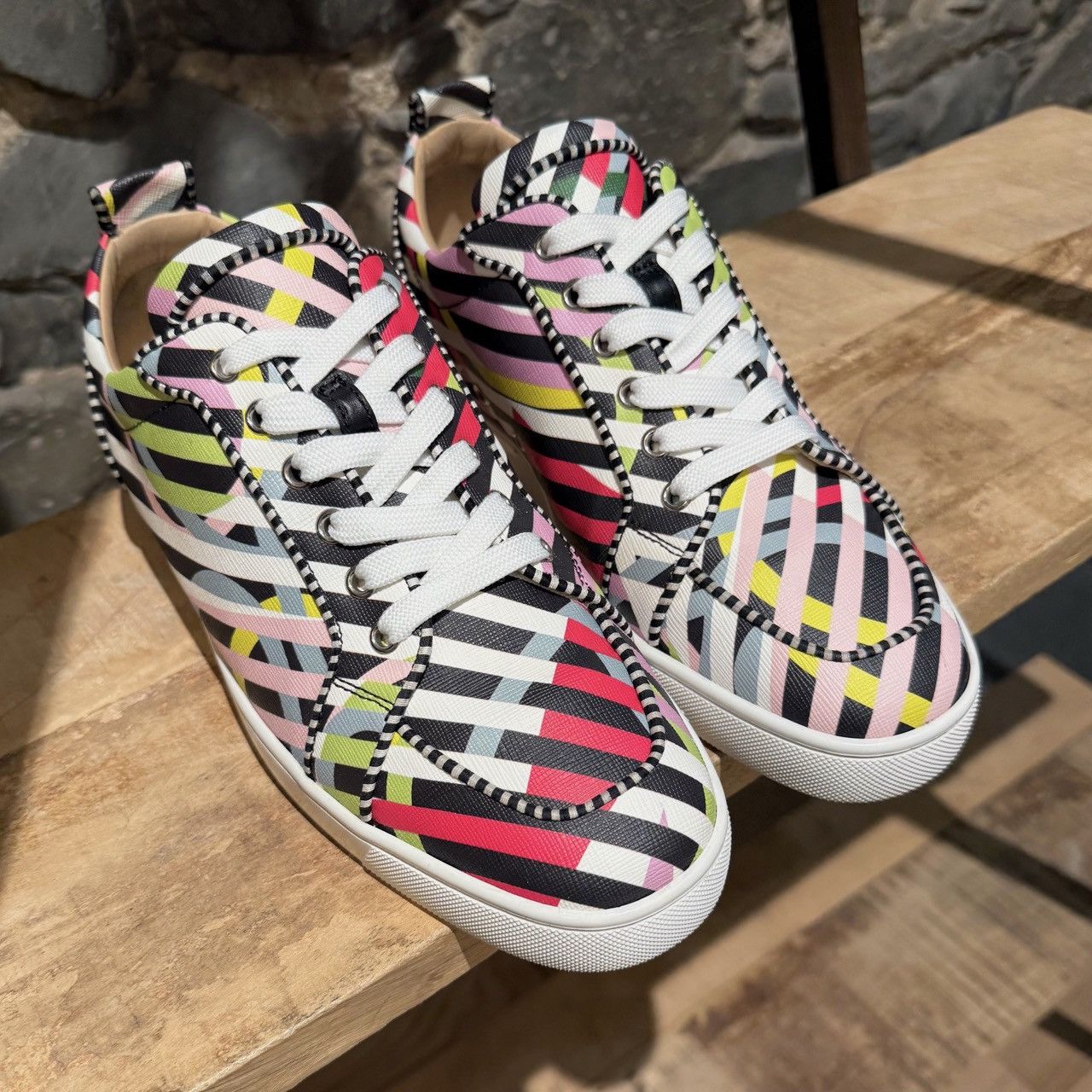 Christian Louboutin Christian Louboutin Coated Canvas Rantulow Sneakers Size US 10.5 / EU 43-44 - 4 Thumbnail