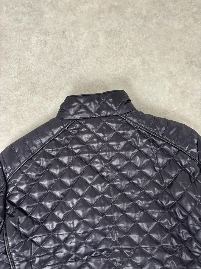 Dolce & Gabbana AW2007 Dolce & Gabbana Dark Purple Puffer Lamb Leather Jacket Size US M / EU 48-50 / 2 - 6 Thumbnail