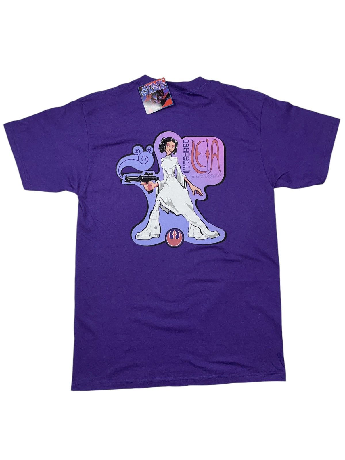Star Wars × Vintage Vintage 1996 Winterland Star Wars Princess Leia T-shirt Size US L / EU 52-54 / 3 - 1 Thumbnail
