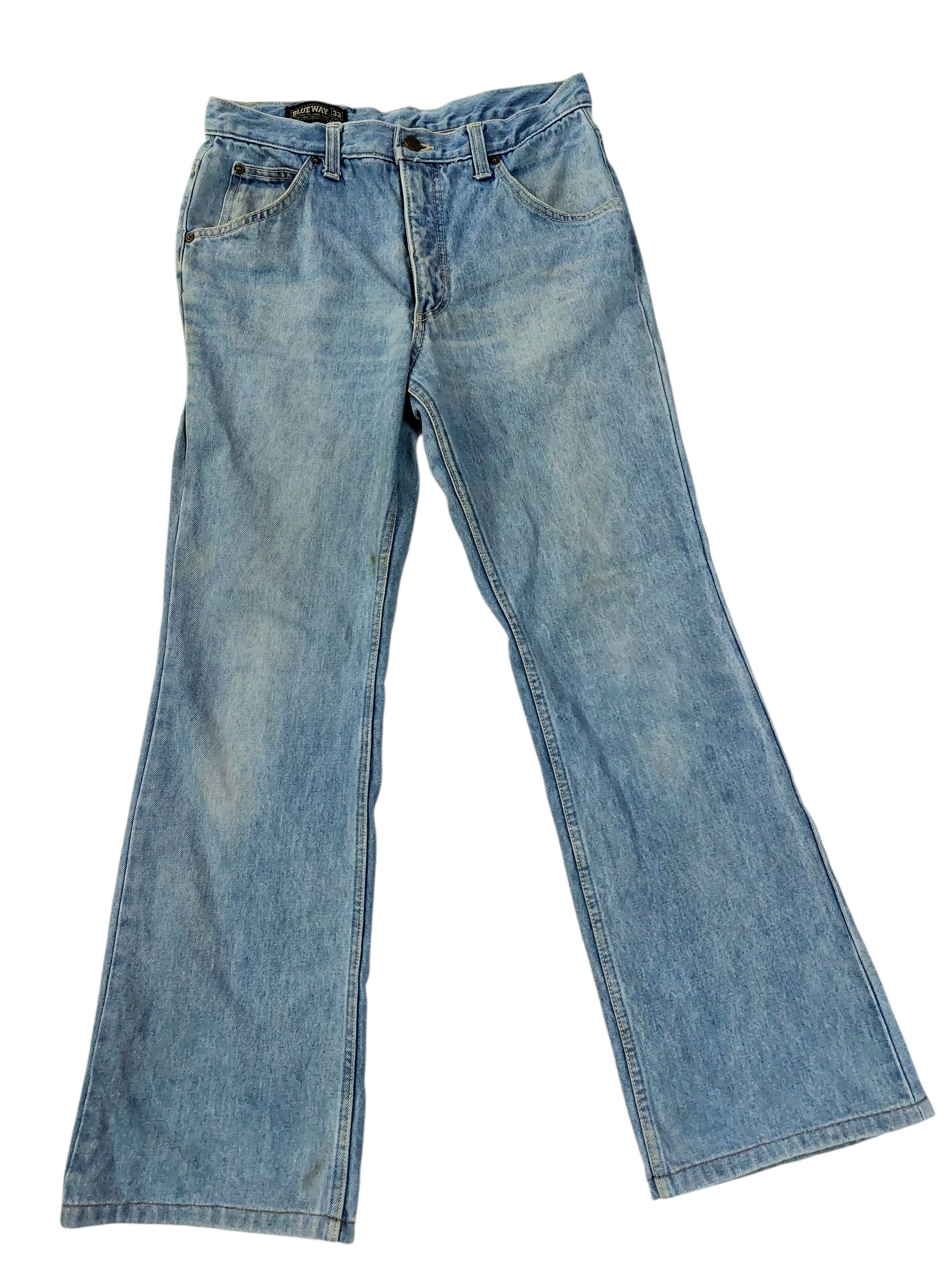 🔥Super Flare Blueway Japan Made Classic Denim