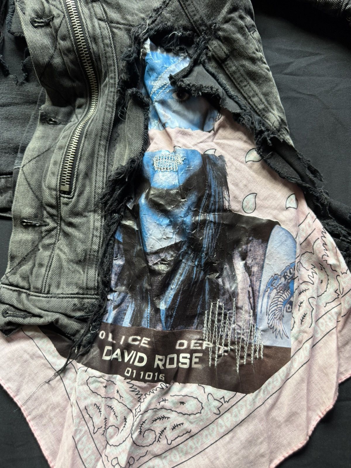 Amiri Amiri Distressed Reconstructed Denim Jacket Large Size US L / EU 52-54 / 3 - 2 Thumbnail