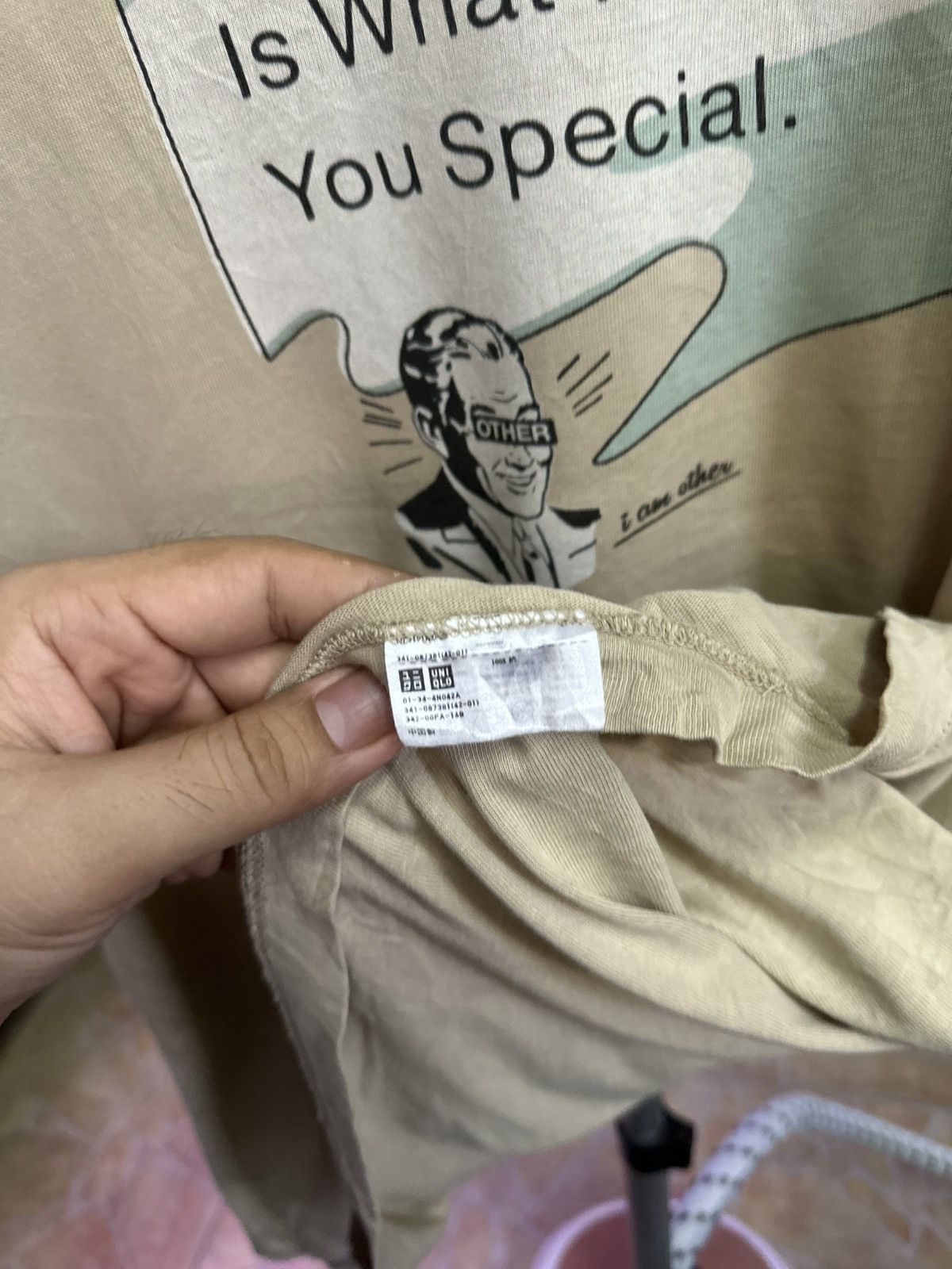 Uniqlo Vintage uniqlo tshirt Size US XL / EU 56 / 4 - 4 Thumbnail