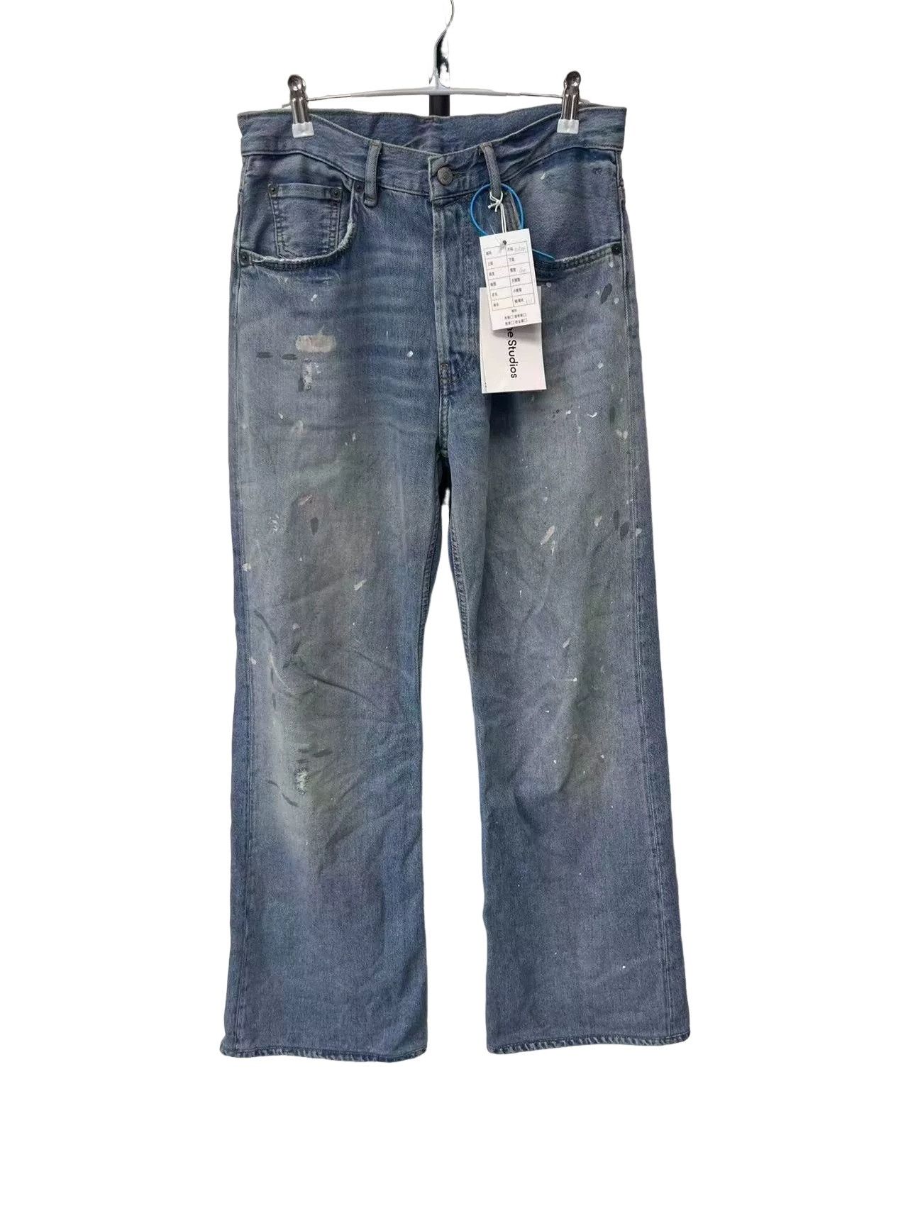 Acne Studios Acne Studios Mud Dyed Distressed 1981F Jeans Size 30 Size 30" / US 8 / IT 44 - 1 Thumbnail
