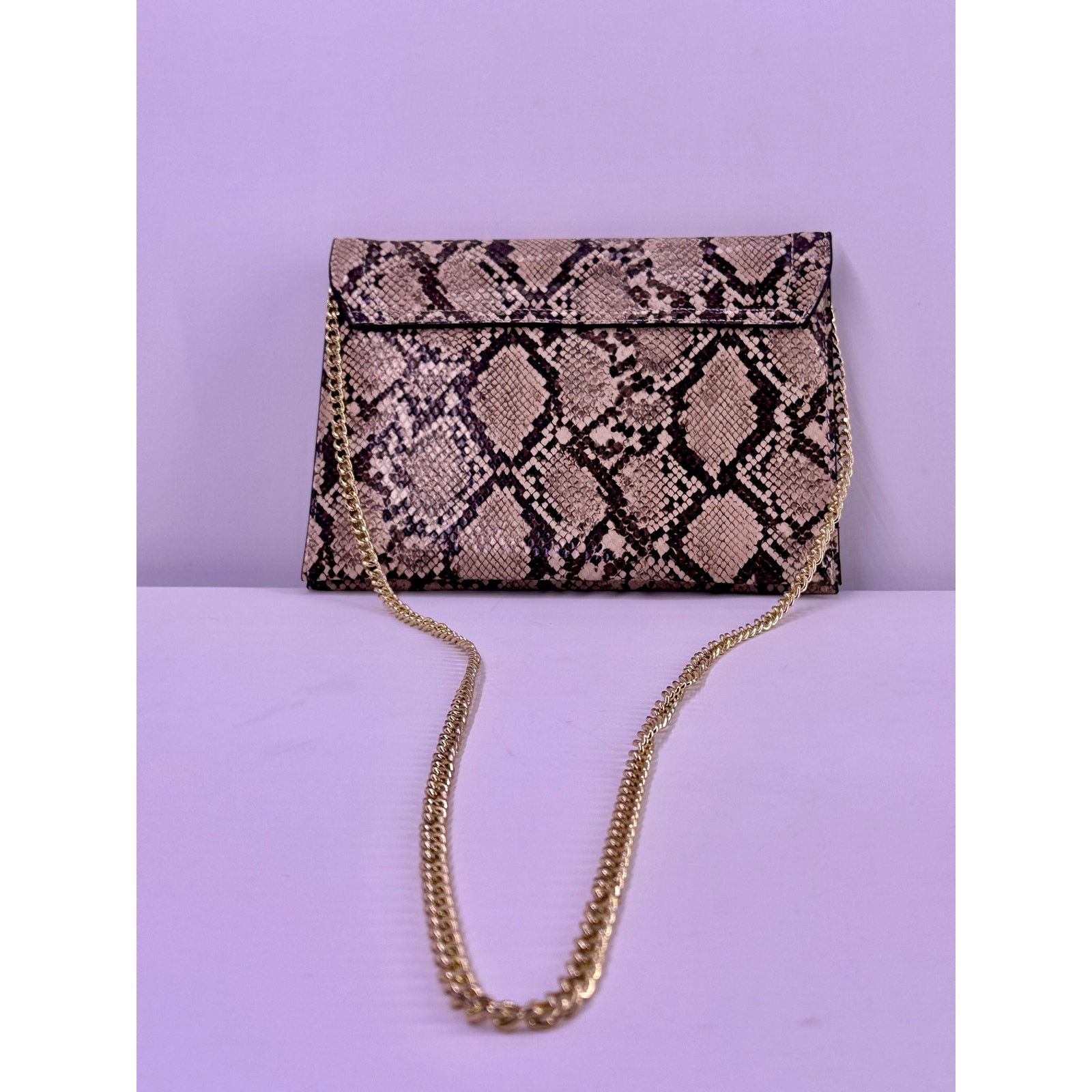 & Other Stories Vintage Snake Leather Shoulder Bag Jaguar Gold Lock Size ONE SIZE - 1 Thumbnail