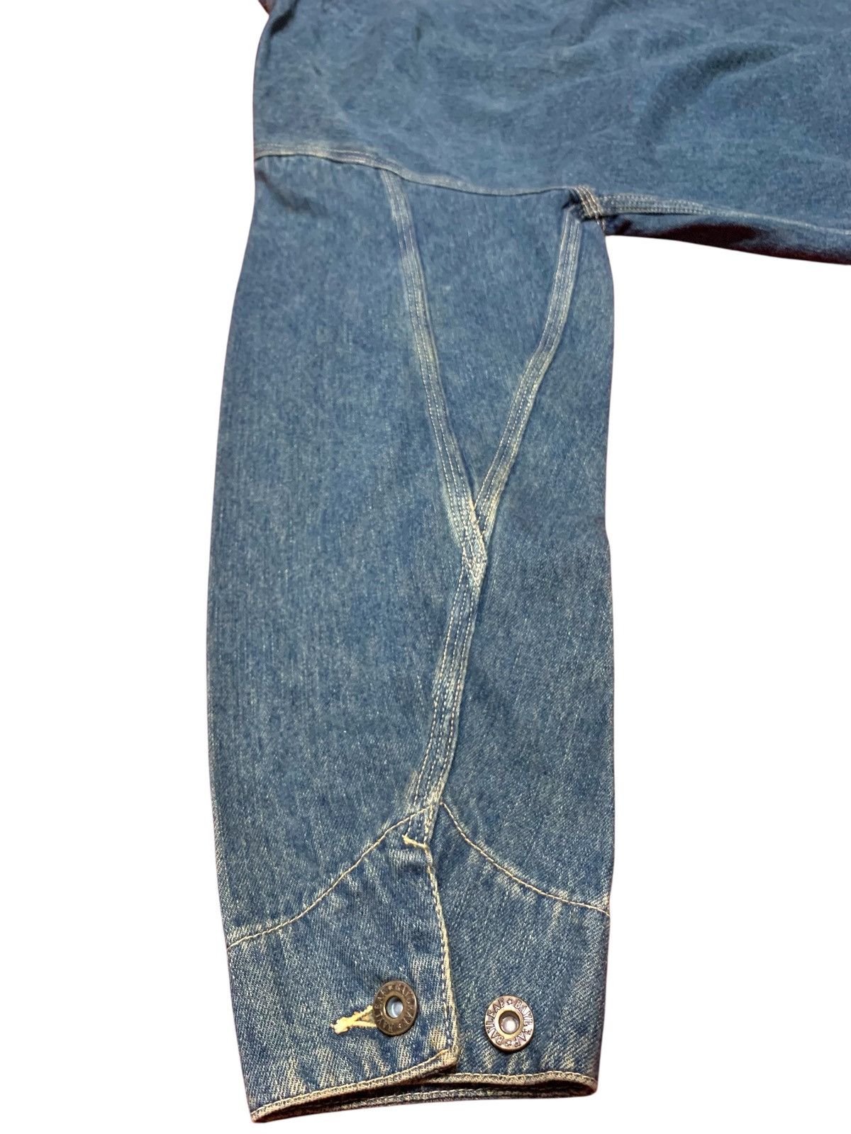 If Six Was Nine Vintage Bayleaf Denim Worker Button Jacket Size US M / EU 48-50 / 2 - 17 Thumbnail