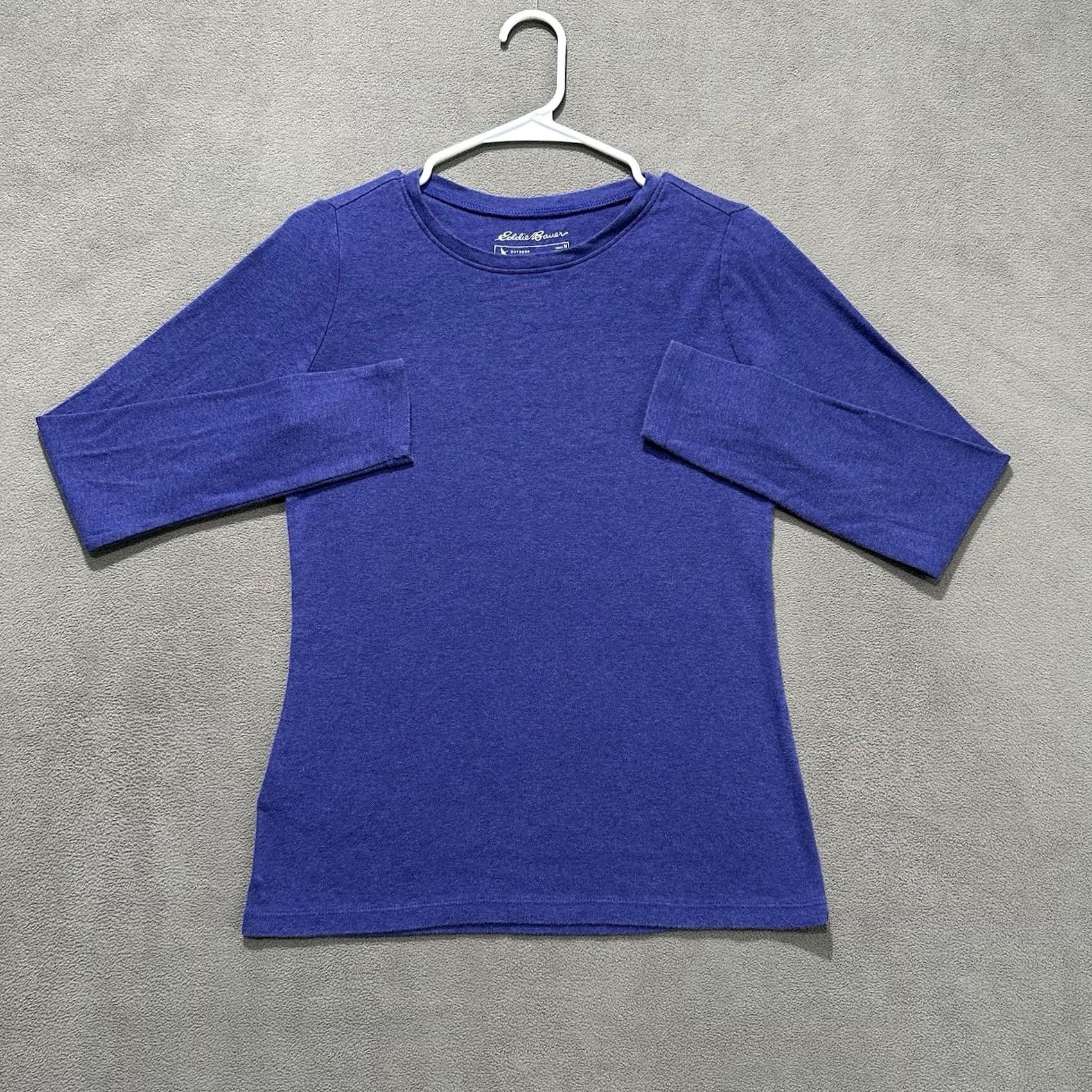 Eddie Bauer Eddie Bauer Shirt Womens M Purple Long Sleeve Casual Tee Cotton Crewneck Size M / US 6-8 / IT 42-44 - 2 Thumbnail