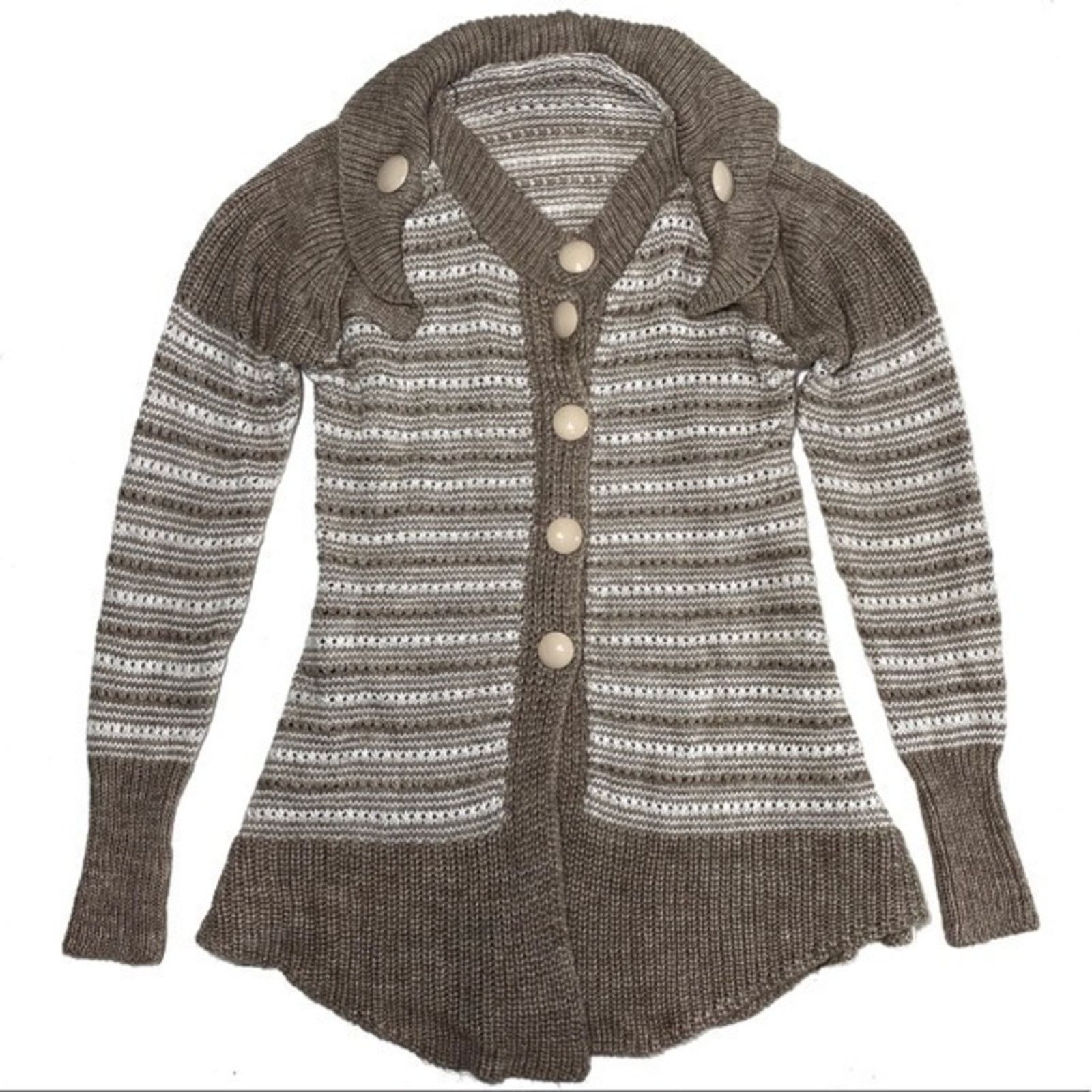 NBDN Nobrandedon My Mix Collection Brown Sweater | Size L Size L / US 10 / IT 46 - 1 Thumbnail