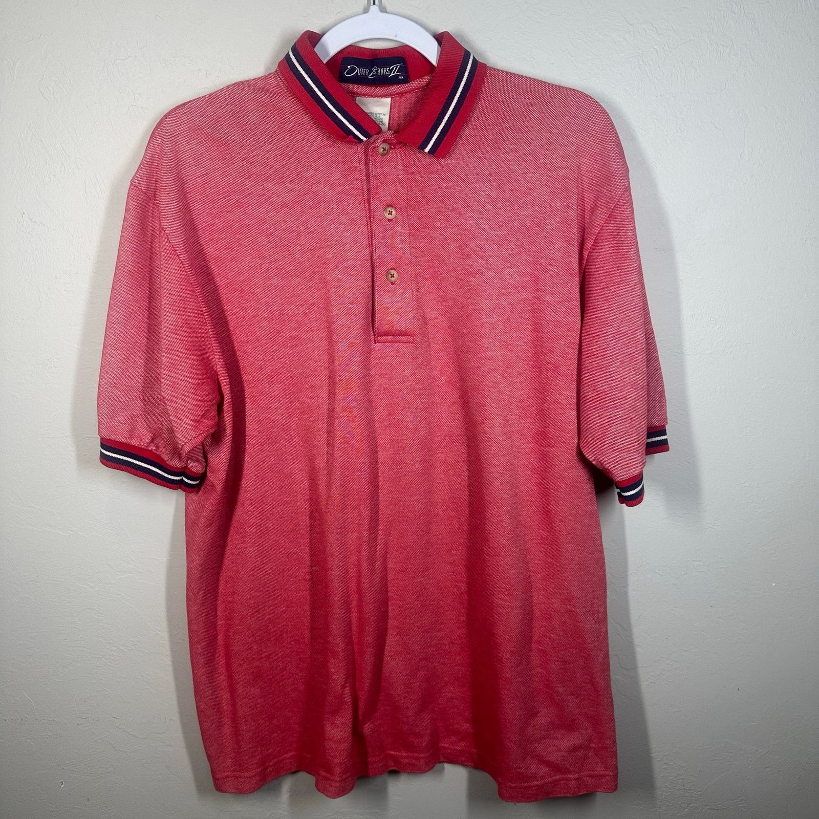 Other Outer Banks Red Mens Polo Size L Size US L / EU 52-54 / 3 - 1 Thumbnail